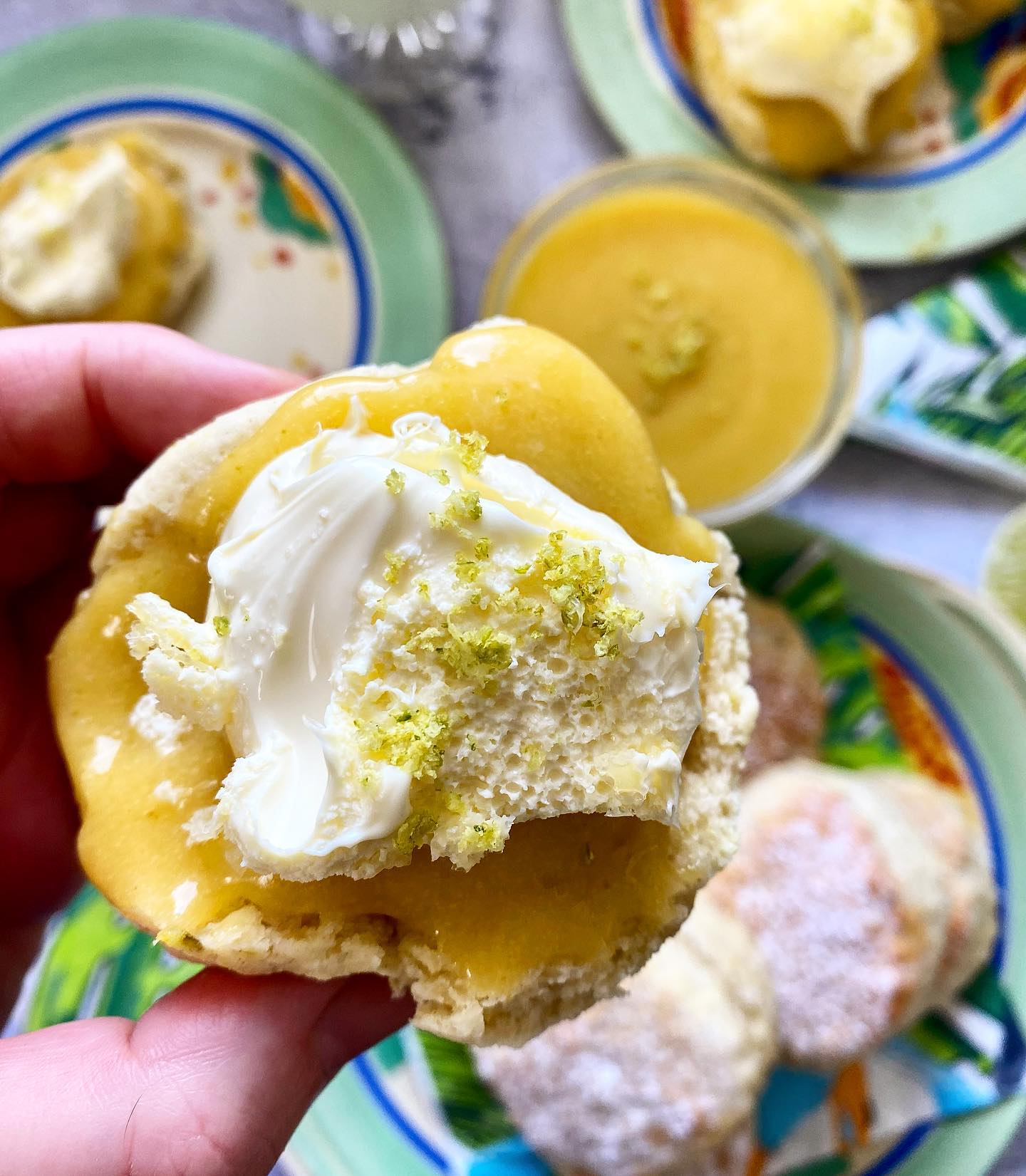Key Lime Cream Tea