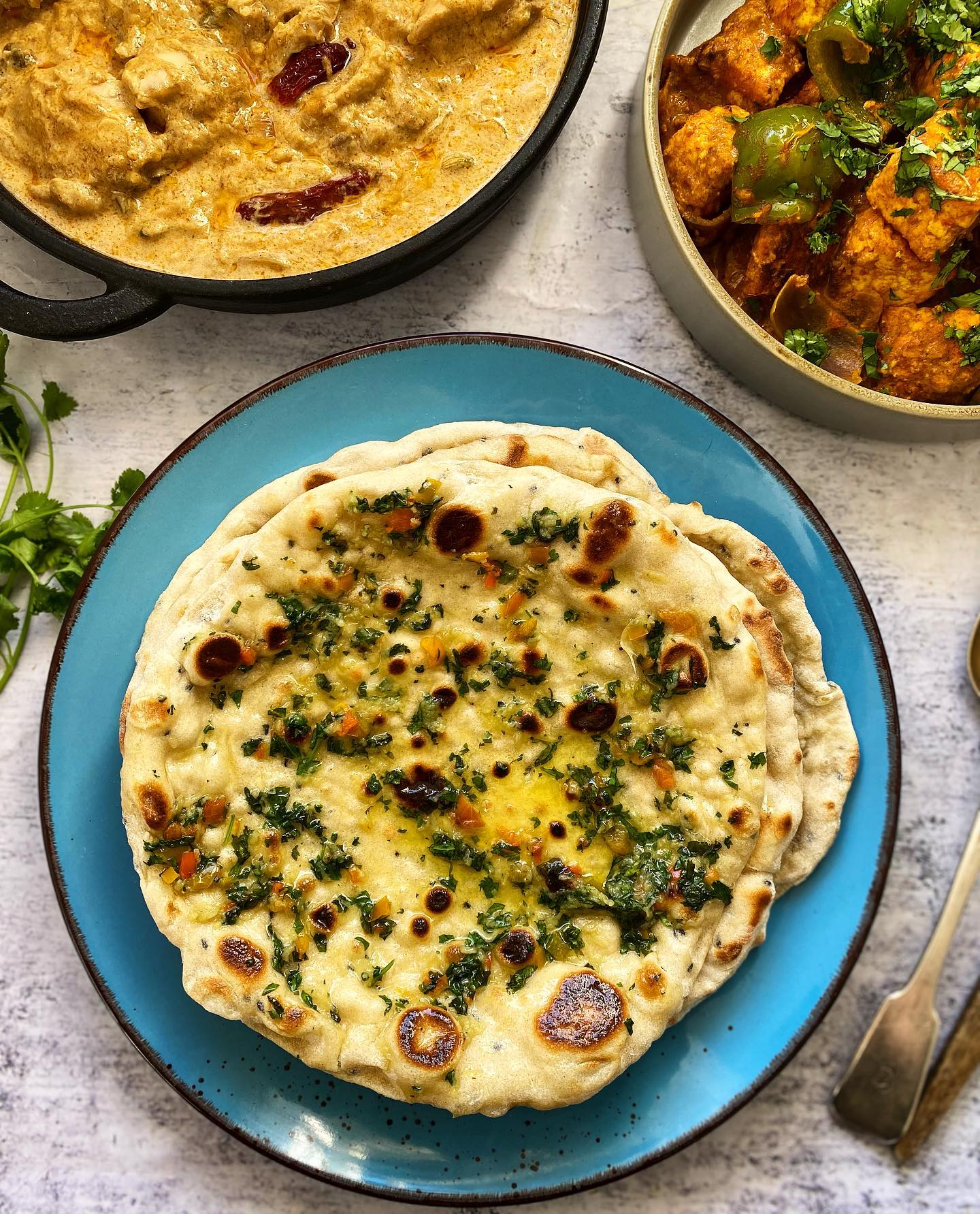 Simple Yeastless Naan Bread