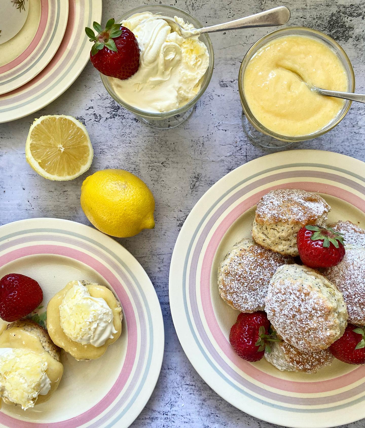 Lemon and Poppy Seed Scones