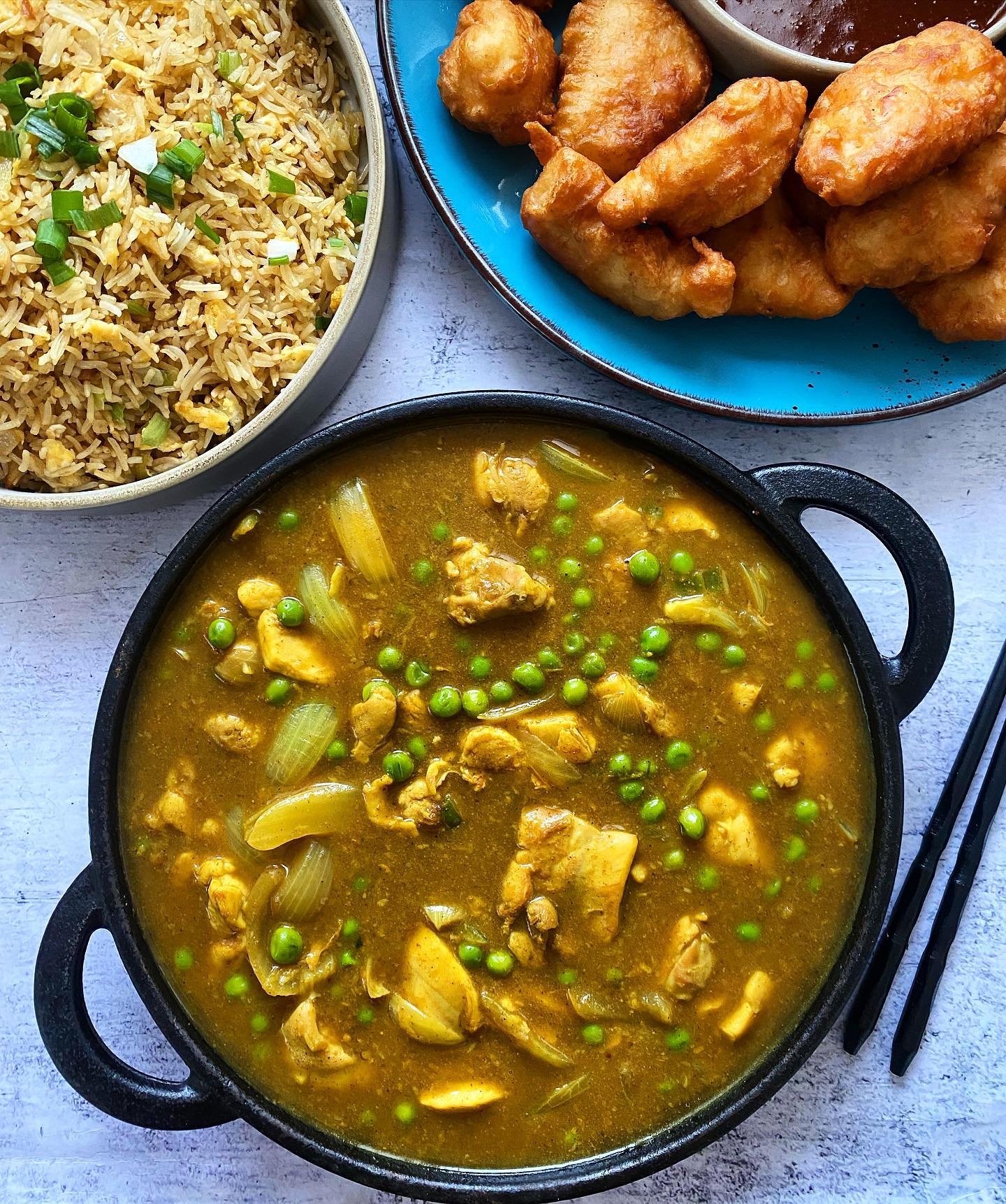 Chinese Chicken Curry Dish