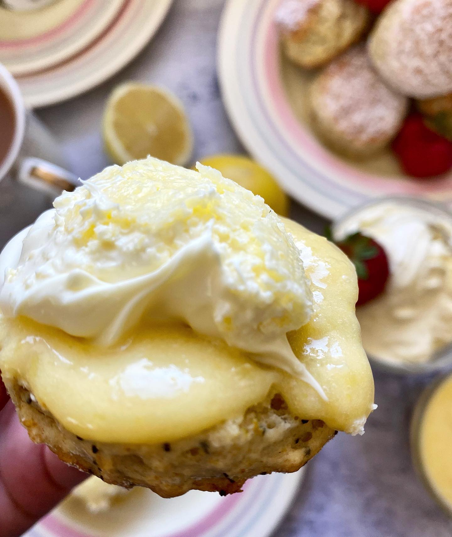 Lemon and Poppy Seed Scones