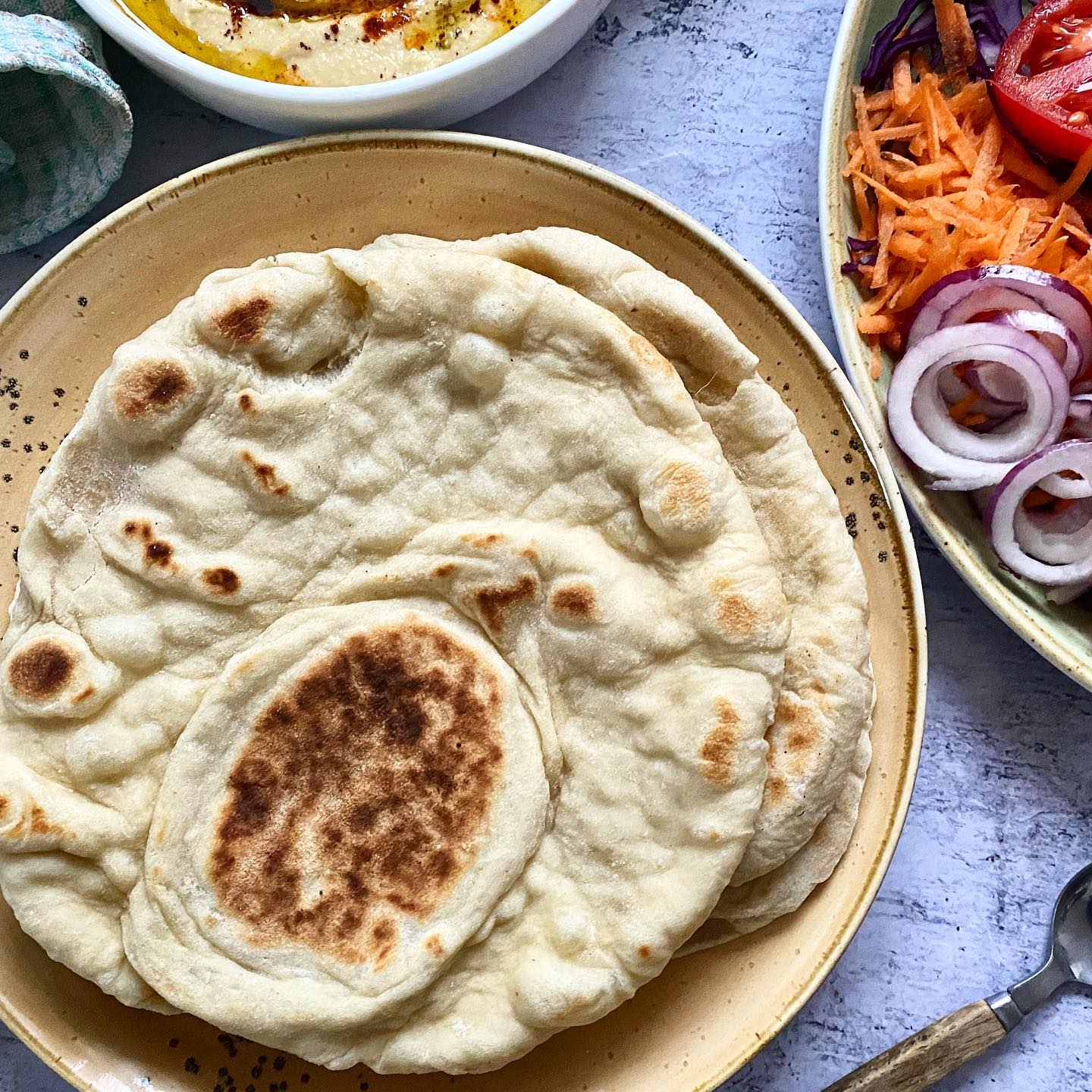 Soft and Fluffy Flatbreads
