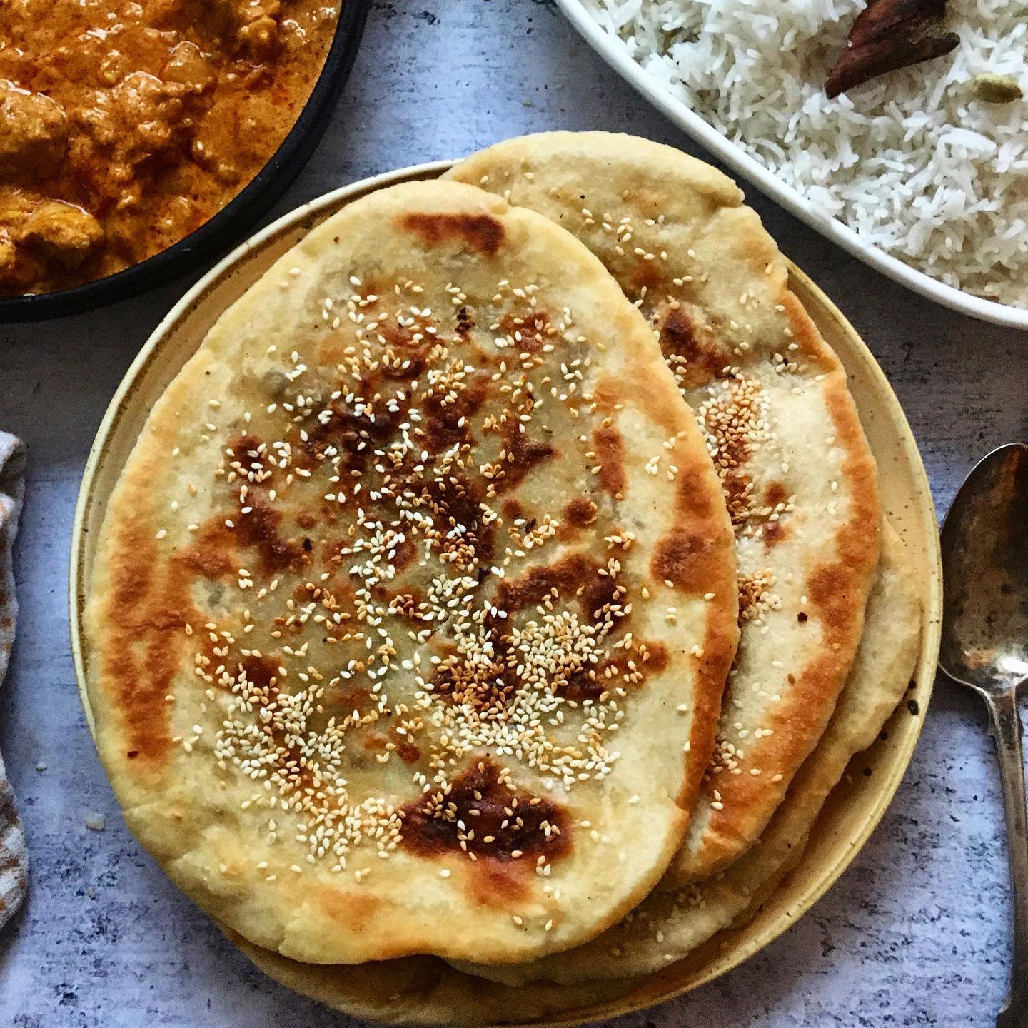 Stuffed Peshwari Naan Bread