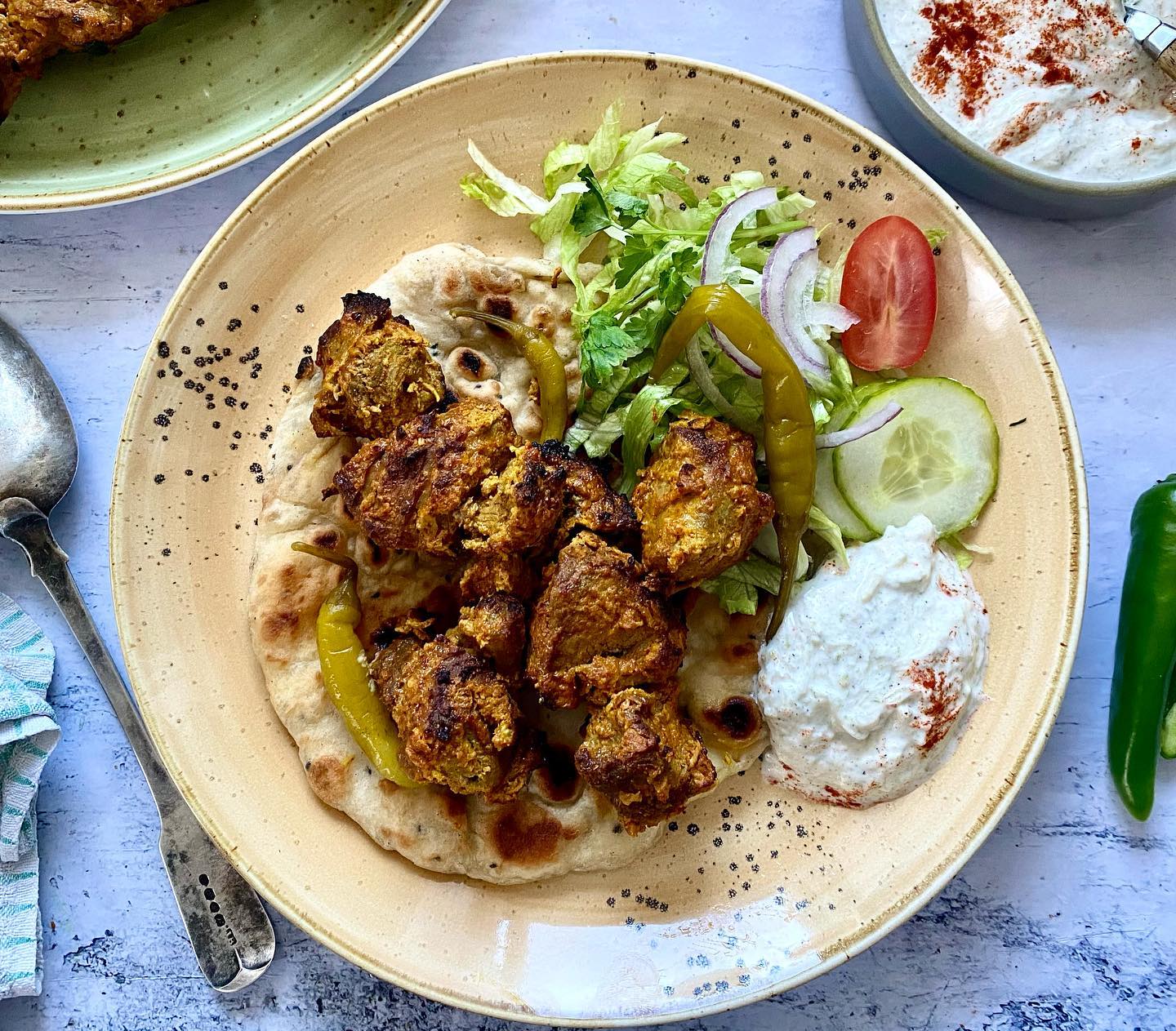 Lamb Tikka Kebabs for Valentine's Day
