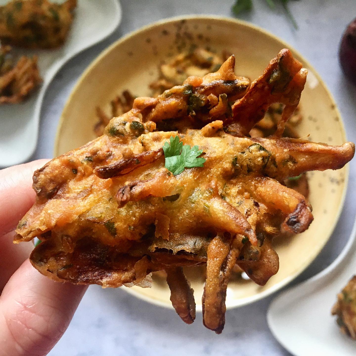 Crispy Onion Pakoras