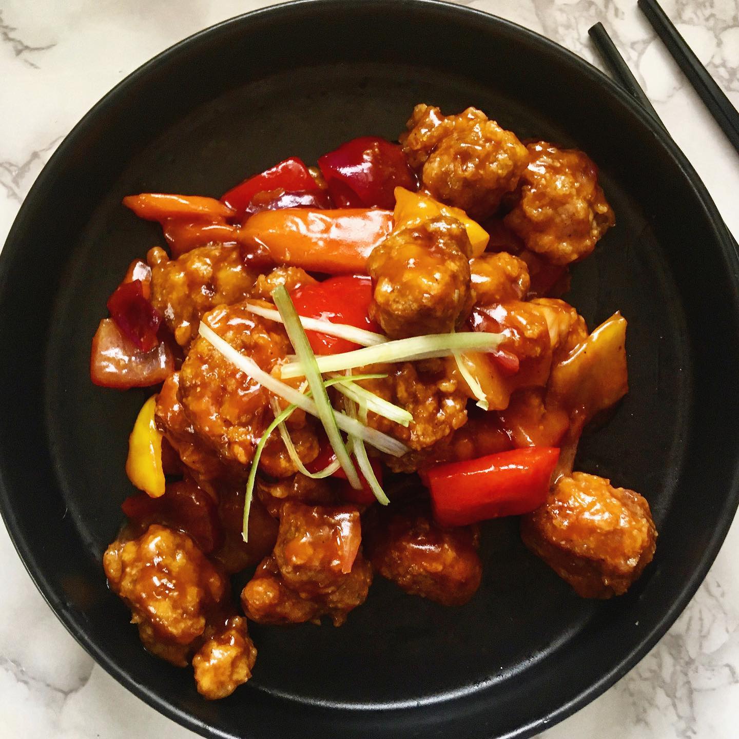 Sweet and Sour Chicken Balls