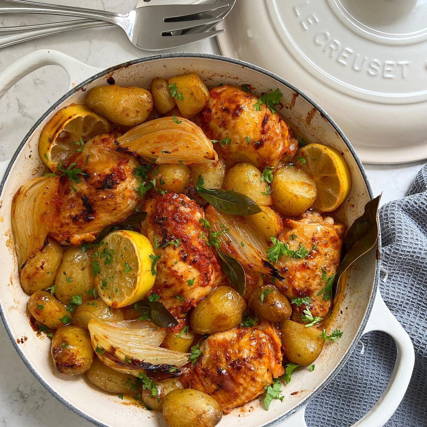 Baked Lemon Chicken with Potatoes