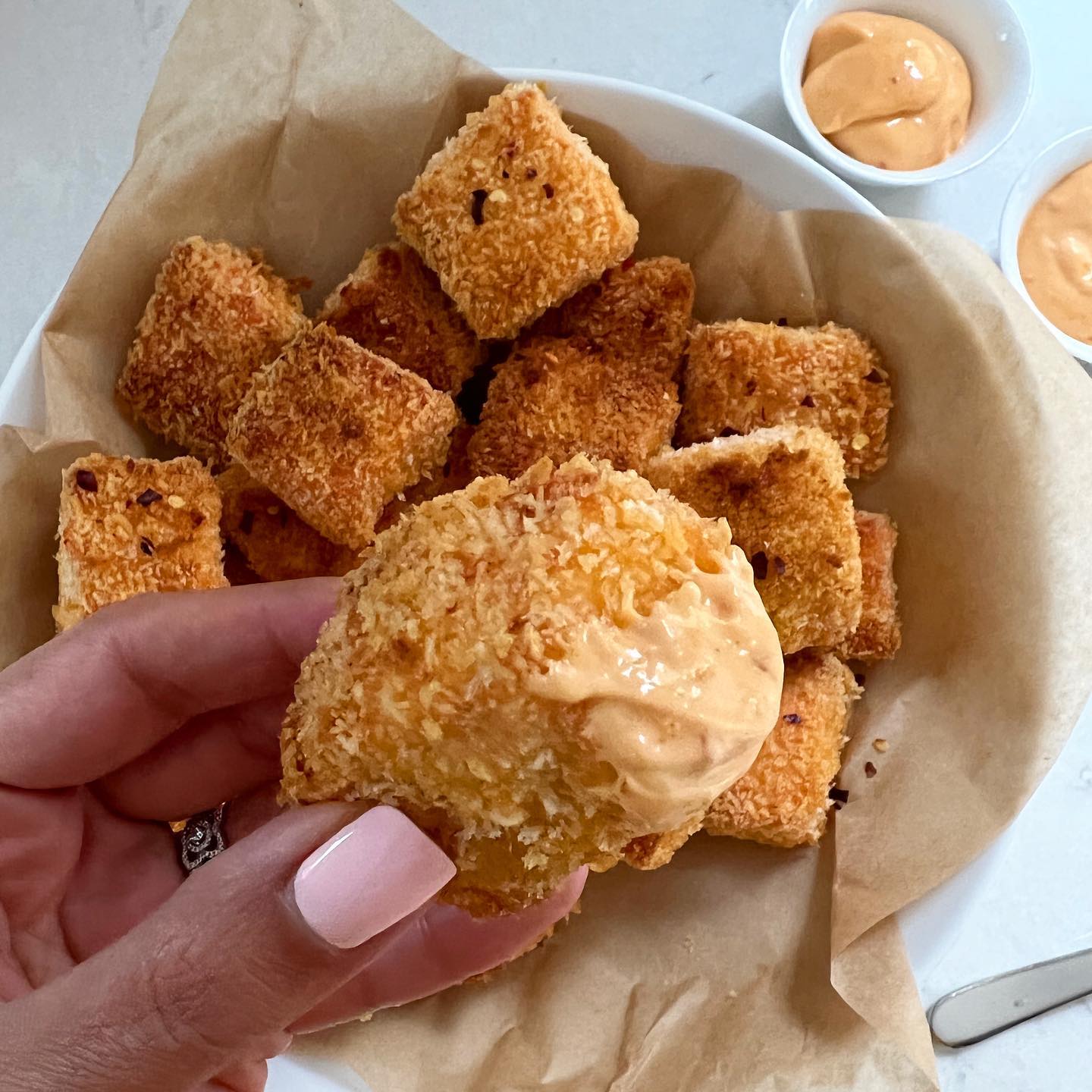 Simple Salmon Nuggets with Three Ingredients