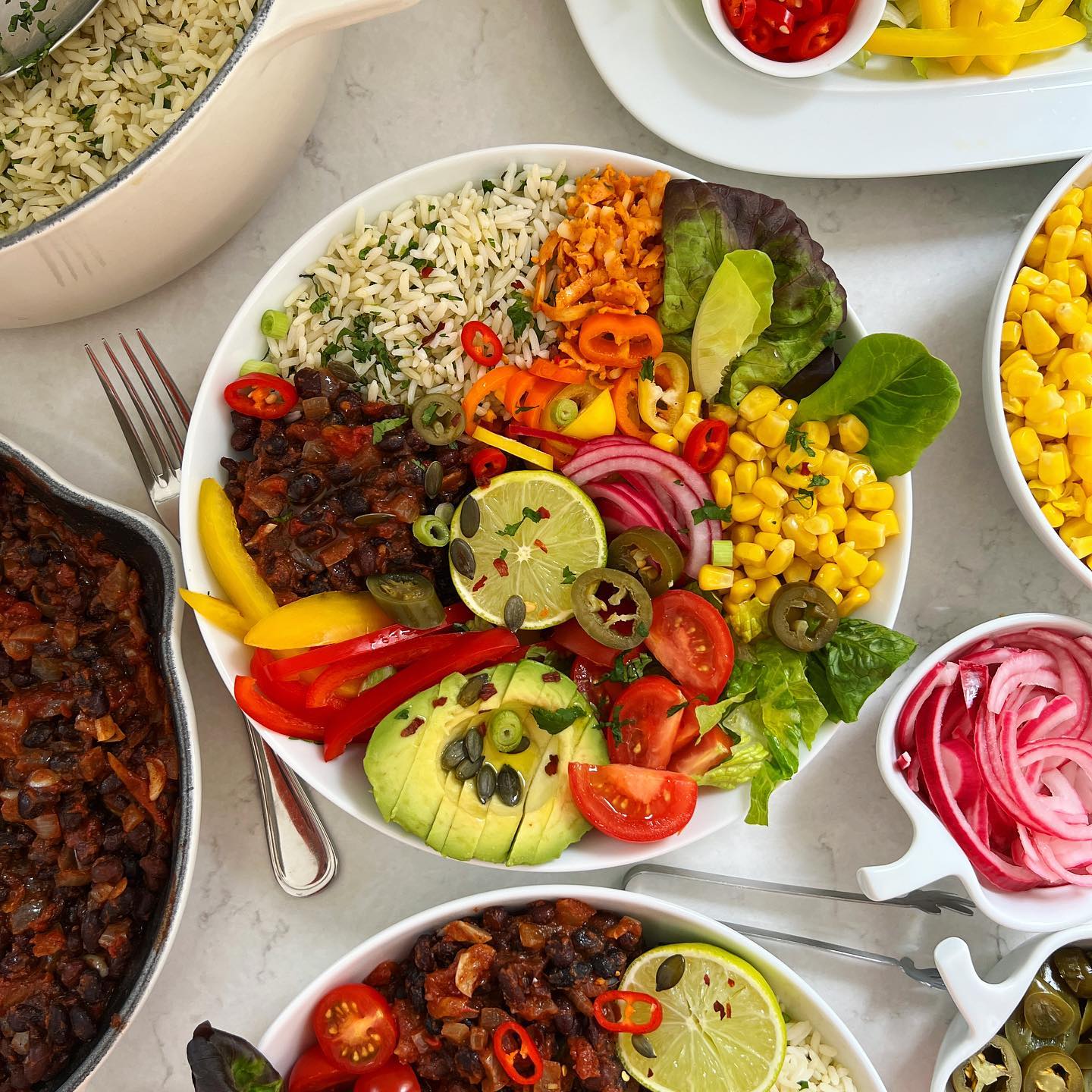 Flavorful Veggie Burrito Bowl