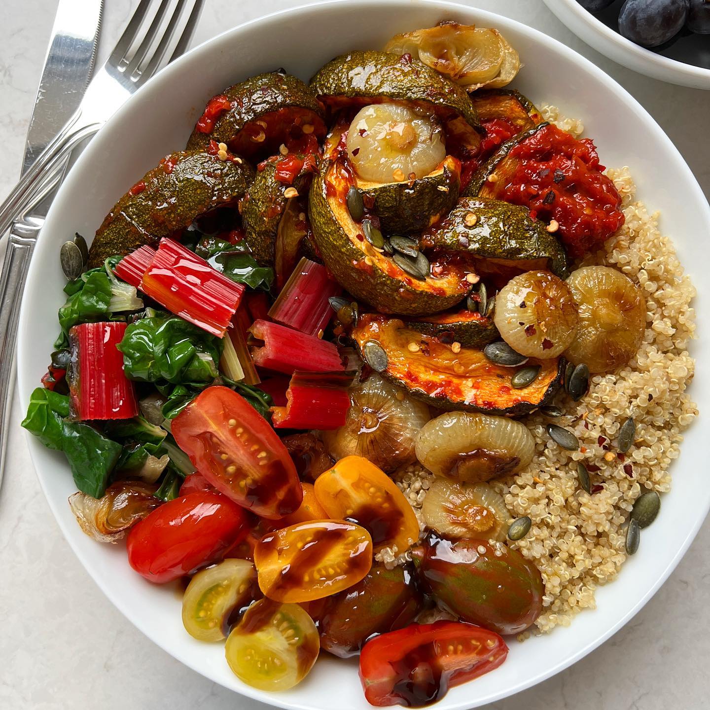 Roasted Vegetable Bowl with Quinoa
