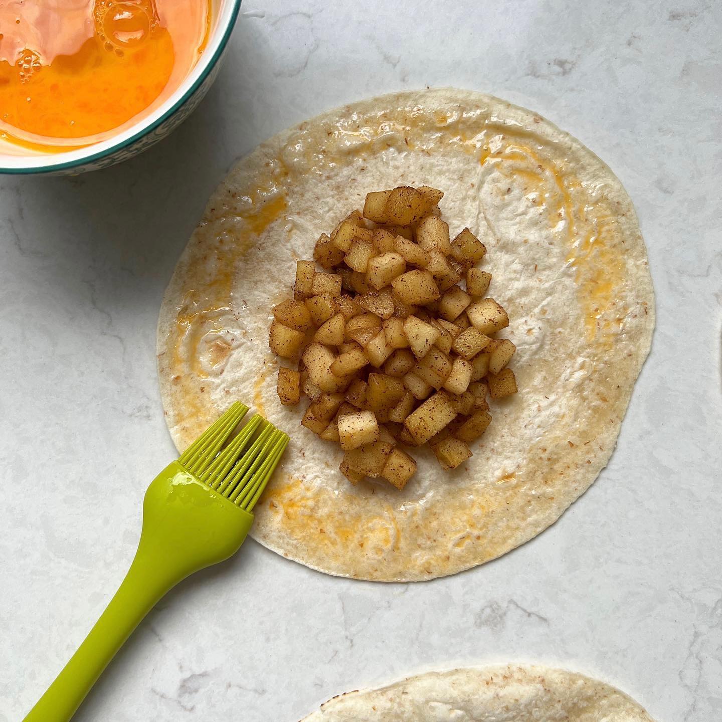 Easy Tortilla Fruit Turnovers