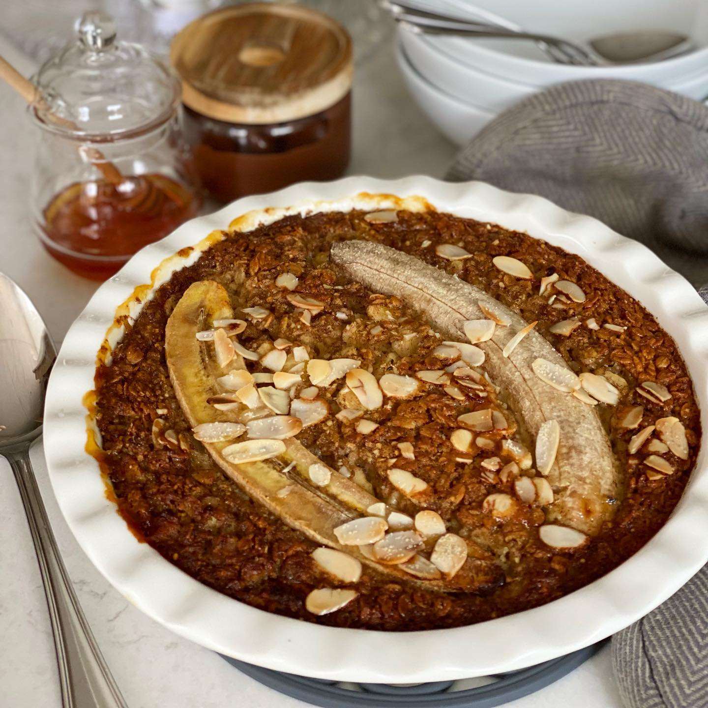 Banana Baked Oats