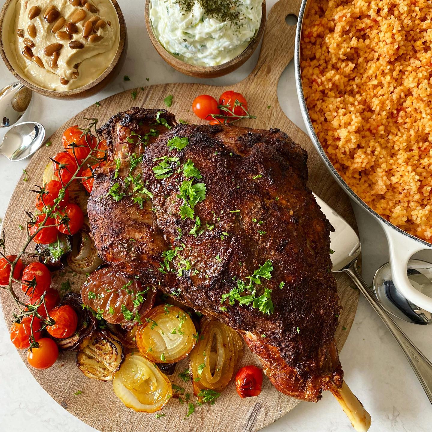 Cypriot Style Roast Lamb
