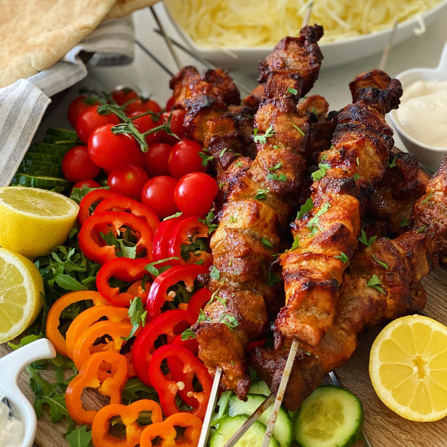 Fragrant Spiced Pork Kebab with a Twist