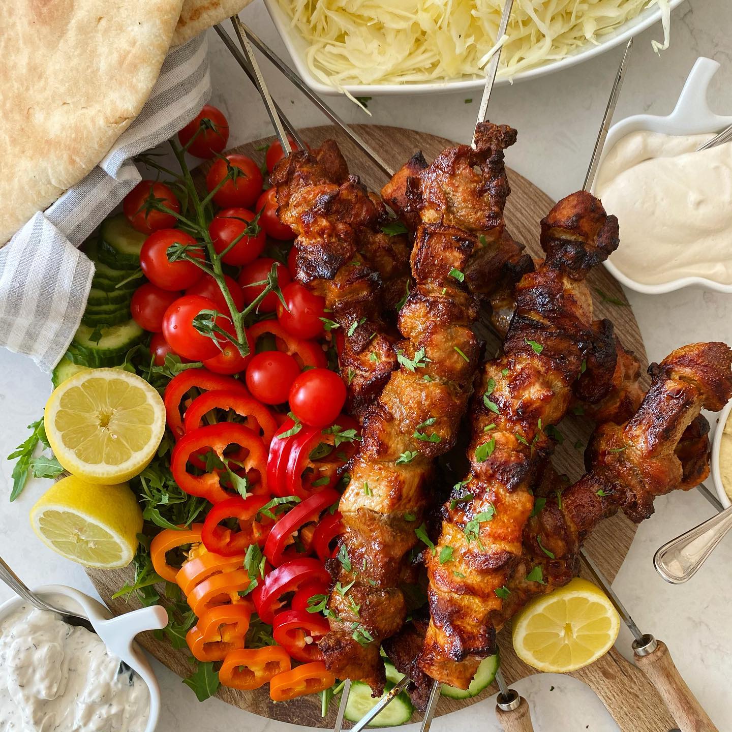 Fragrant Spiced Pork Kebab with a Twist