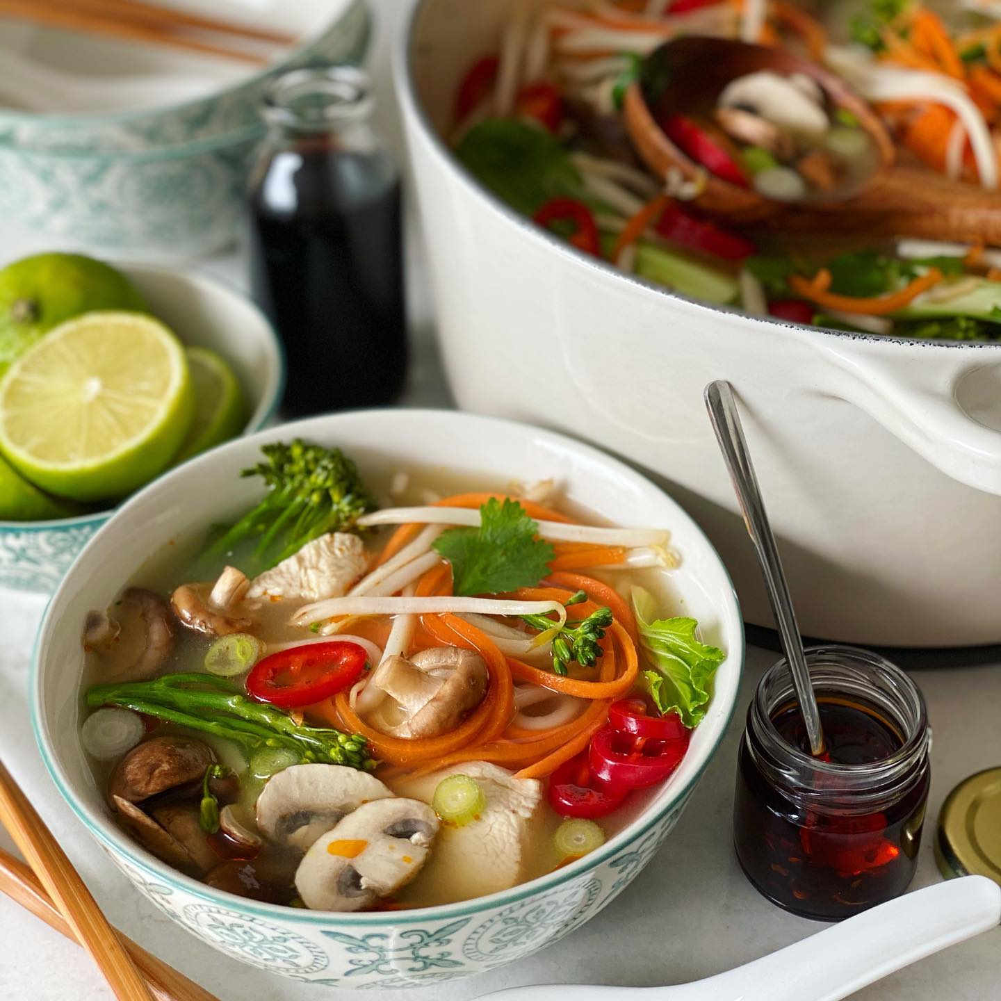 Miso Chicken and Vegetable Ramen