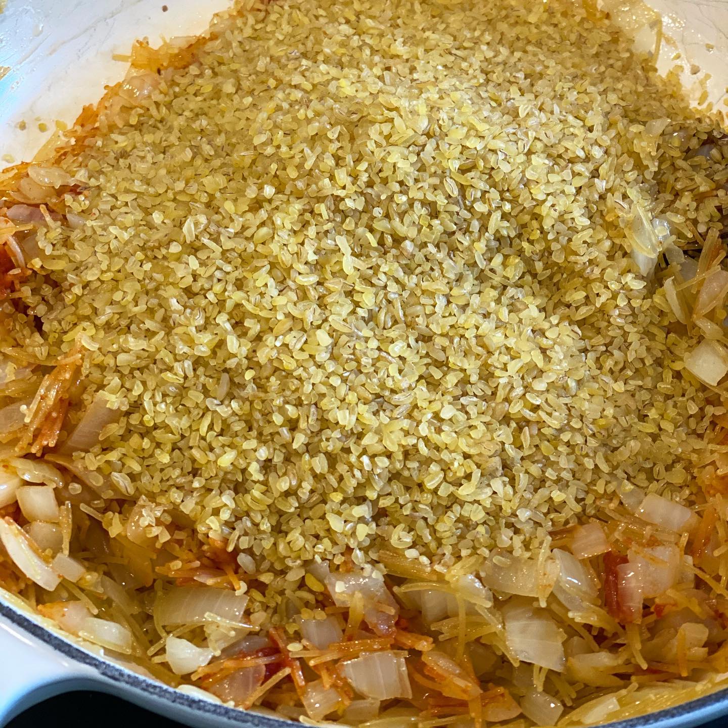 Chickpea Bourgouri Pilaf