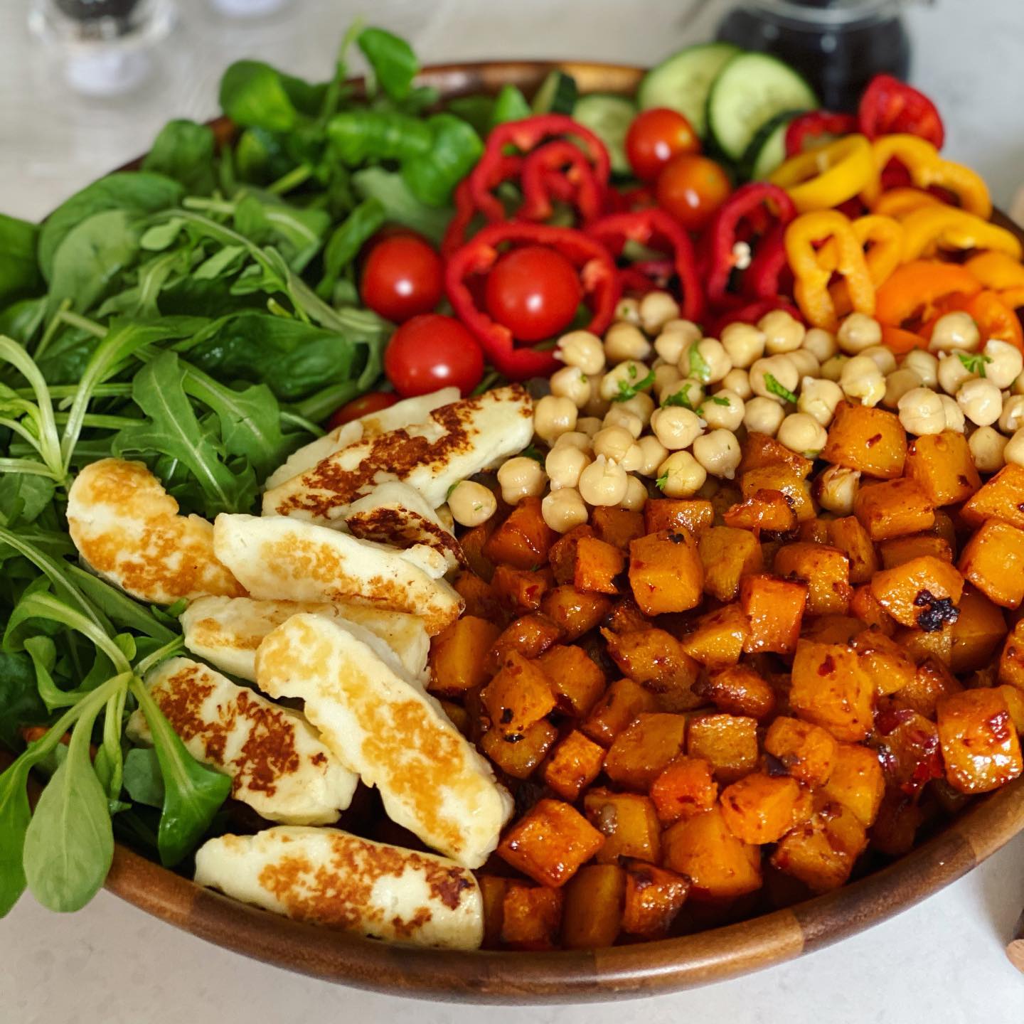 Harissa Butternut Squash Salad