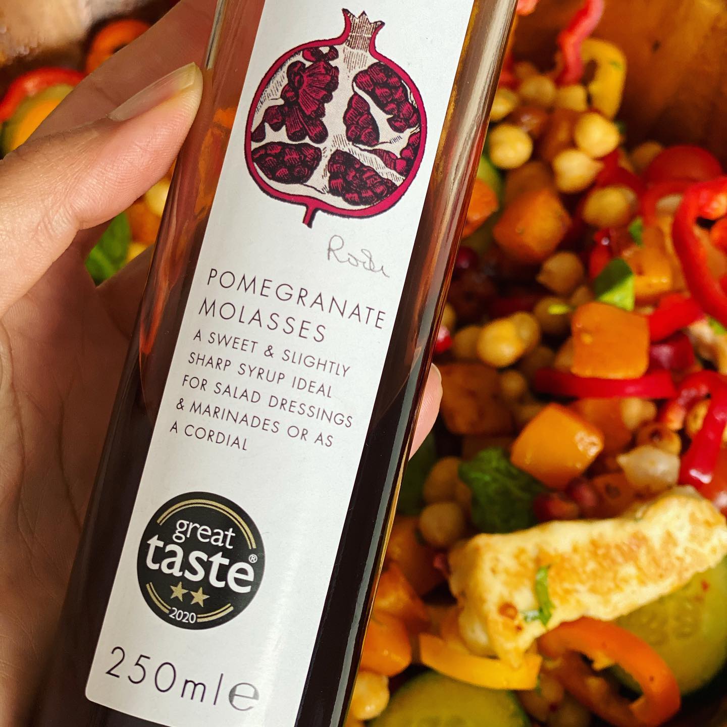 Harissa Butternut Squash Salad