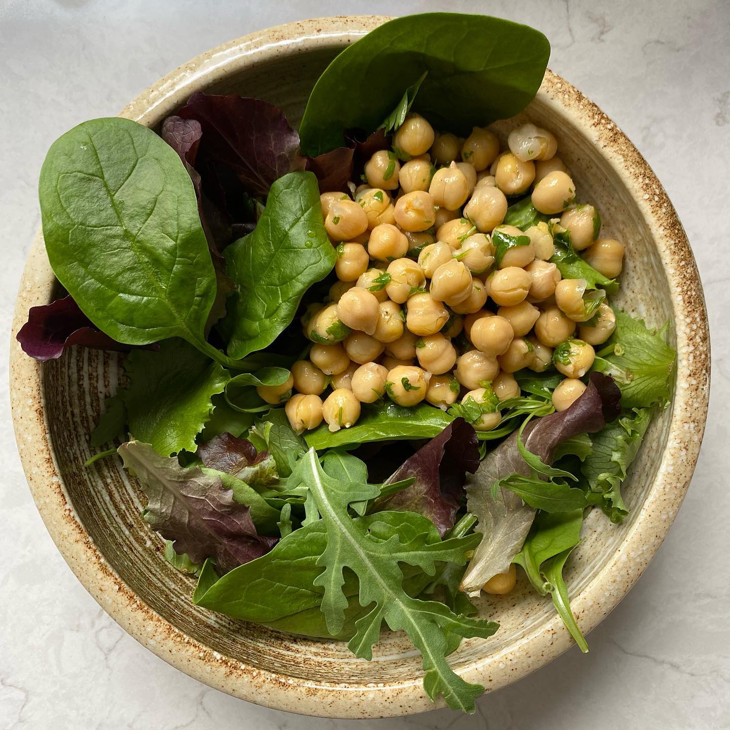 Quick and Easy Vegetable Salad Lunch