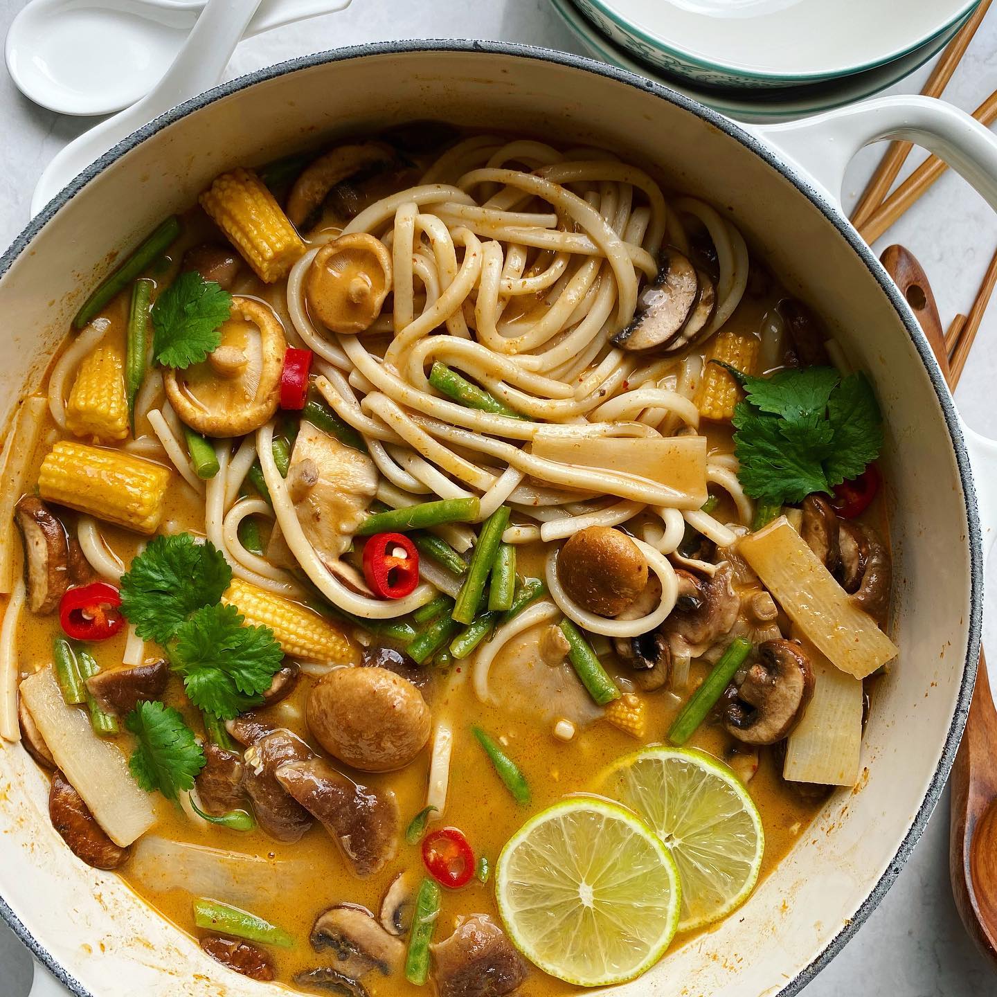 Veggie Tom Kha Soup