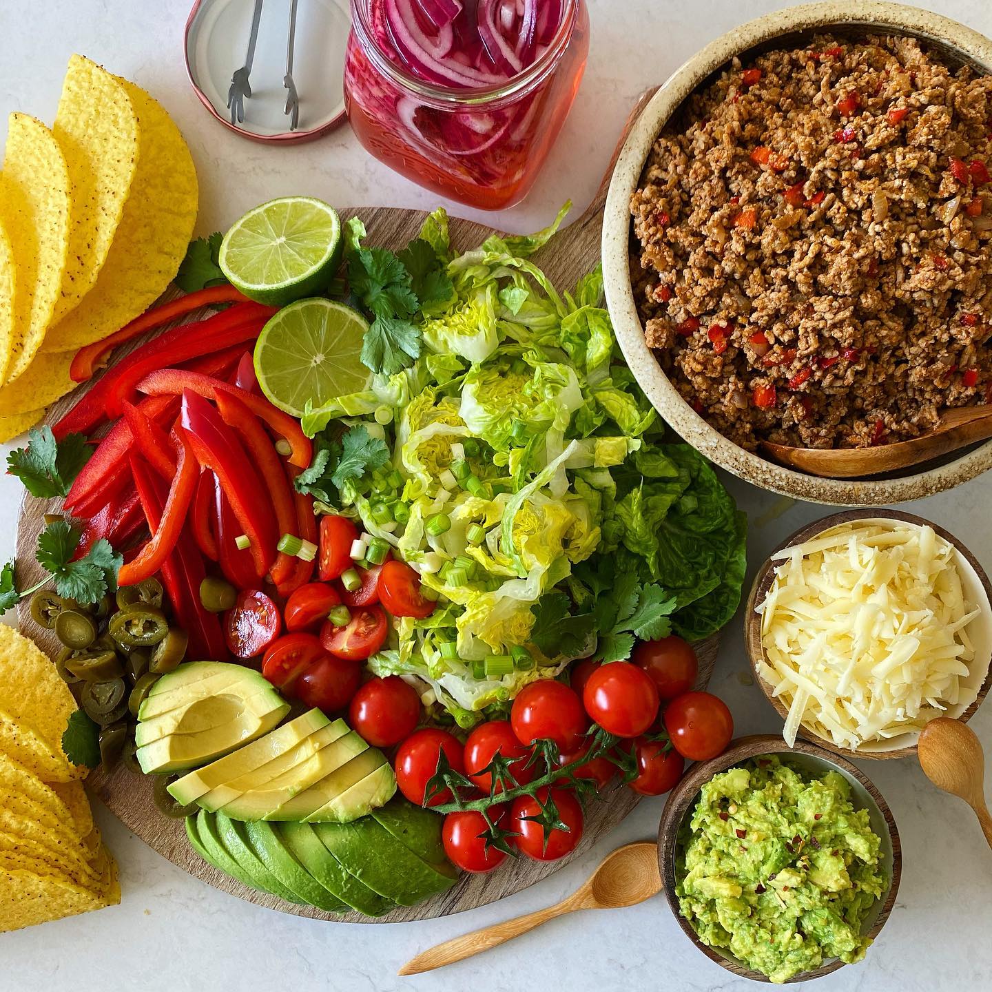 Delicious Mince Tacos with Spices