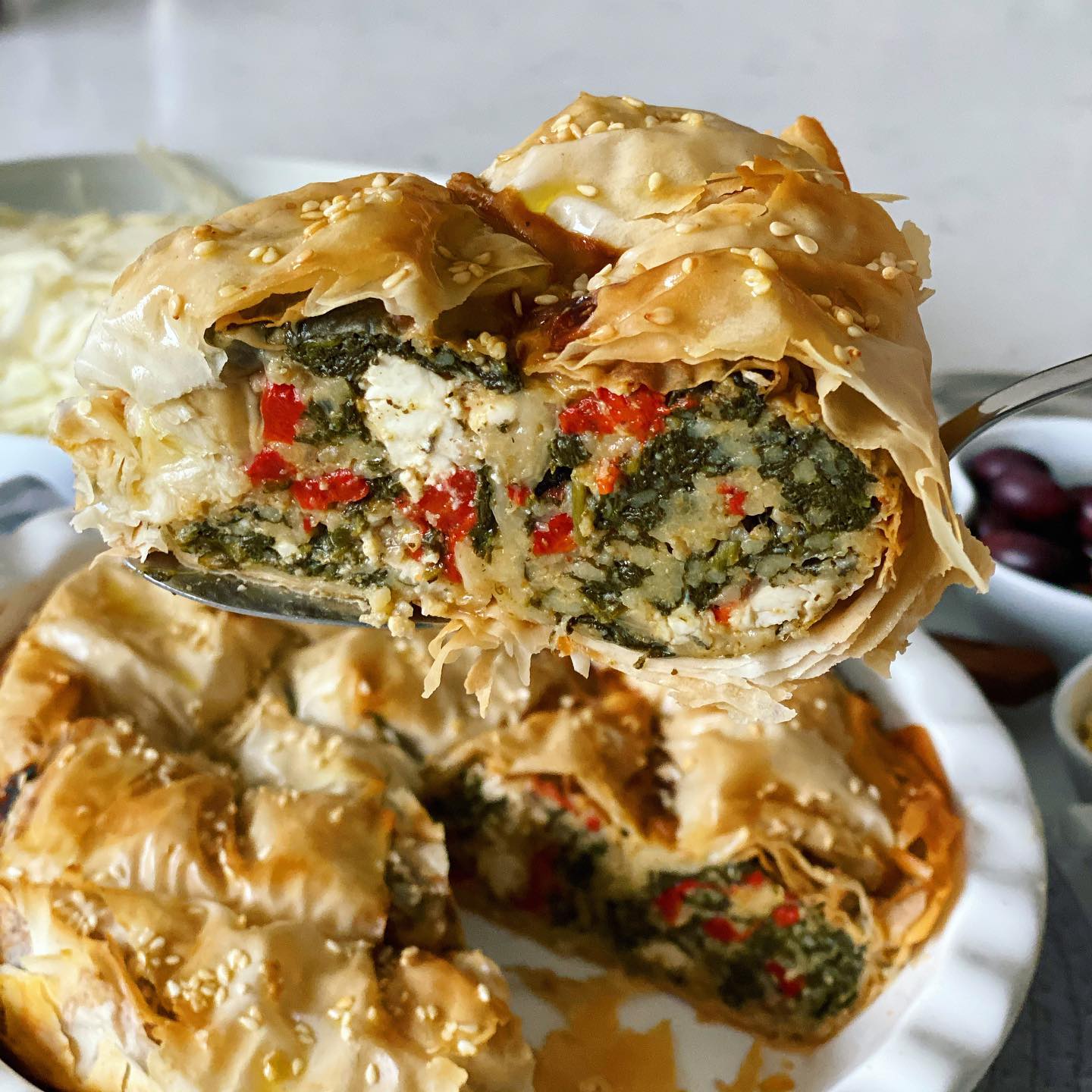 Filo Veggie & Feta Pie