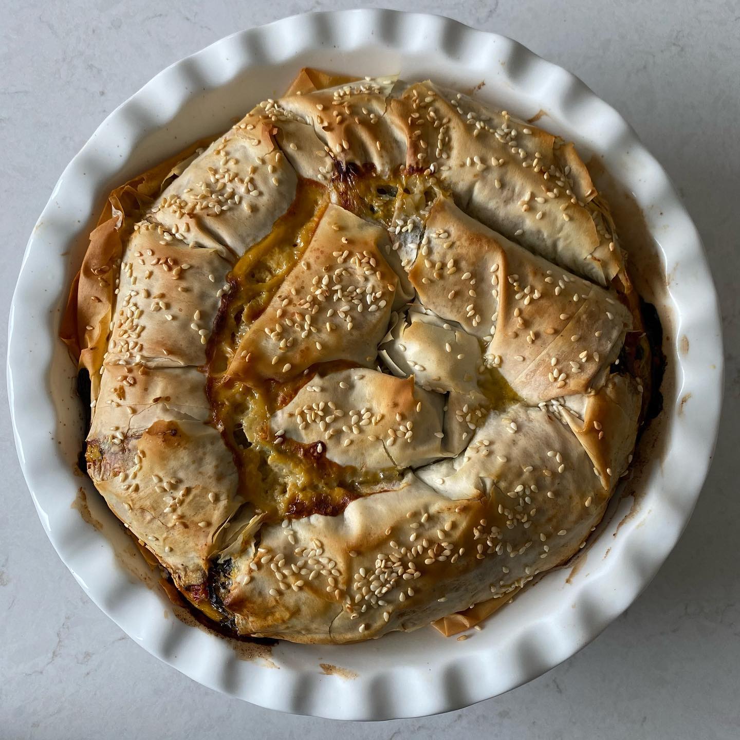 Filo Veggie & Feta Pie