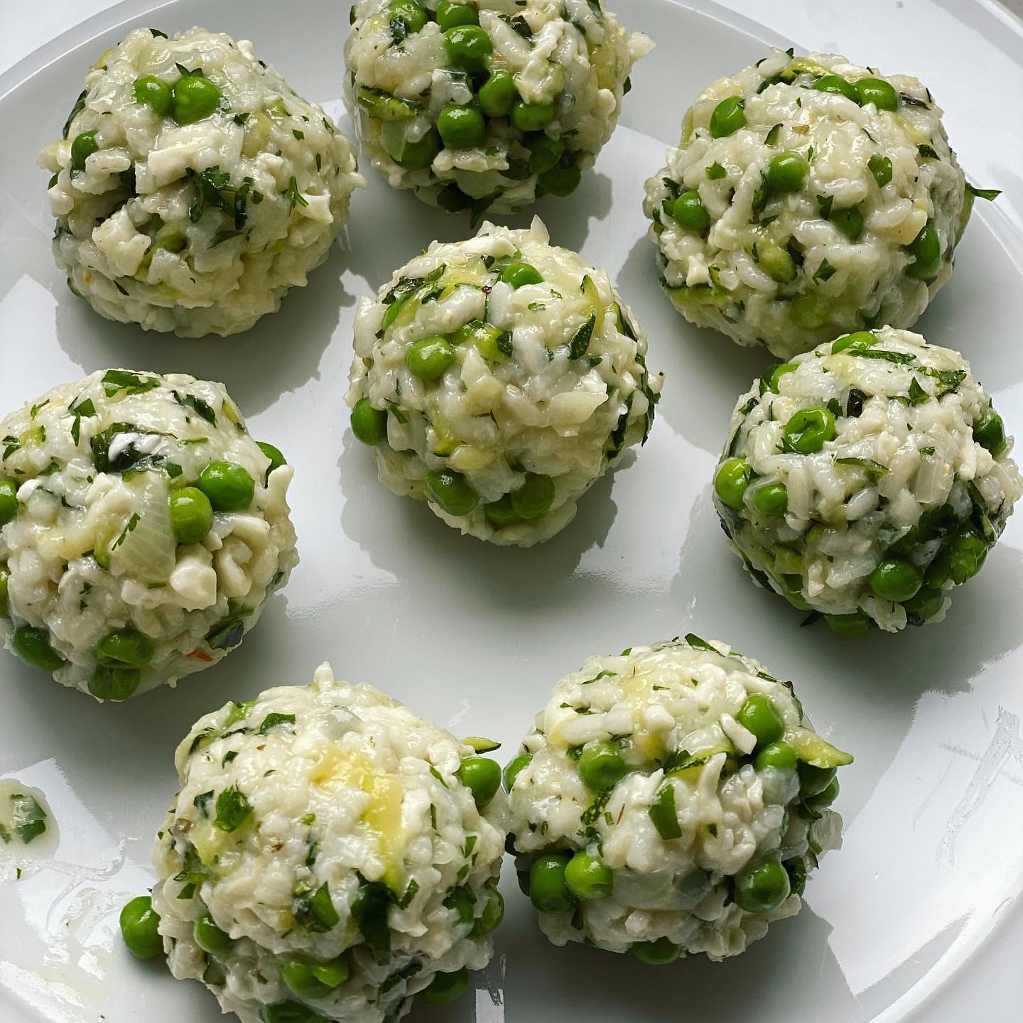 Baked Mozzarella Stuffed Arancini