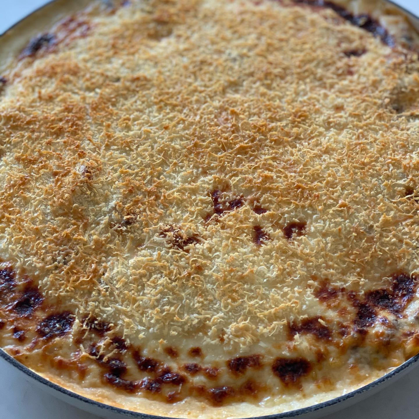 Creamy Mushroom Mdf Pasta Bake