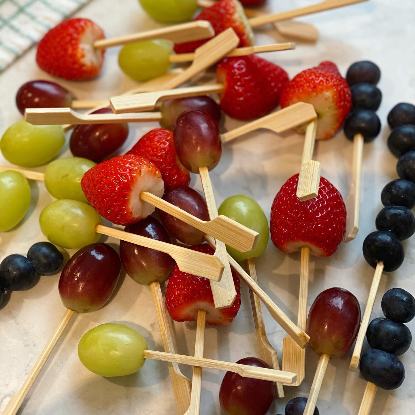 Homemade Tanghulu Fruit Candy Sticks