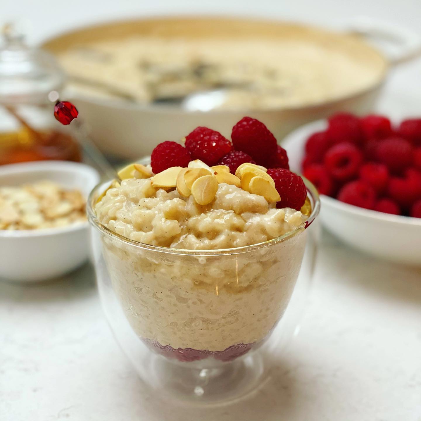 Almond Milk Rice Pudding