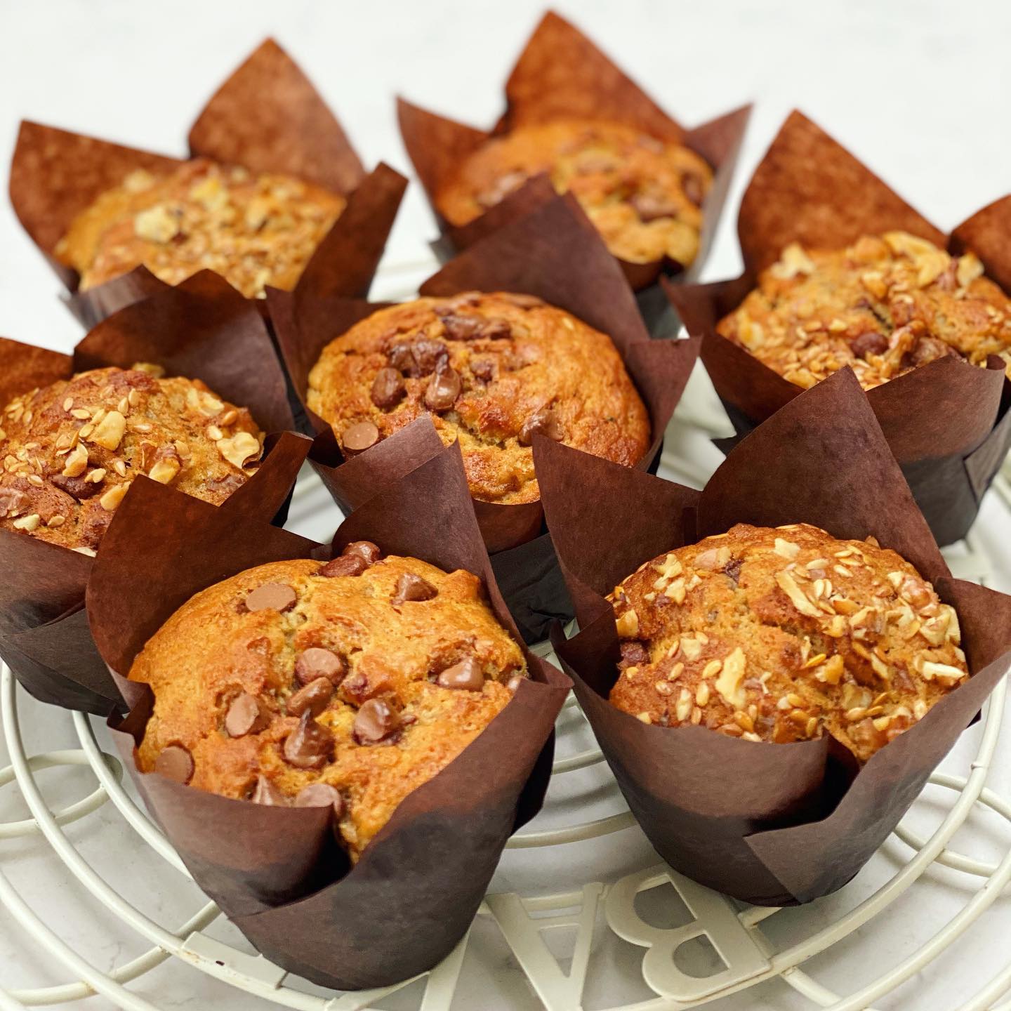 Banana Chocolate Chip Muffins