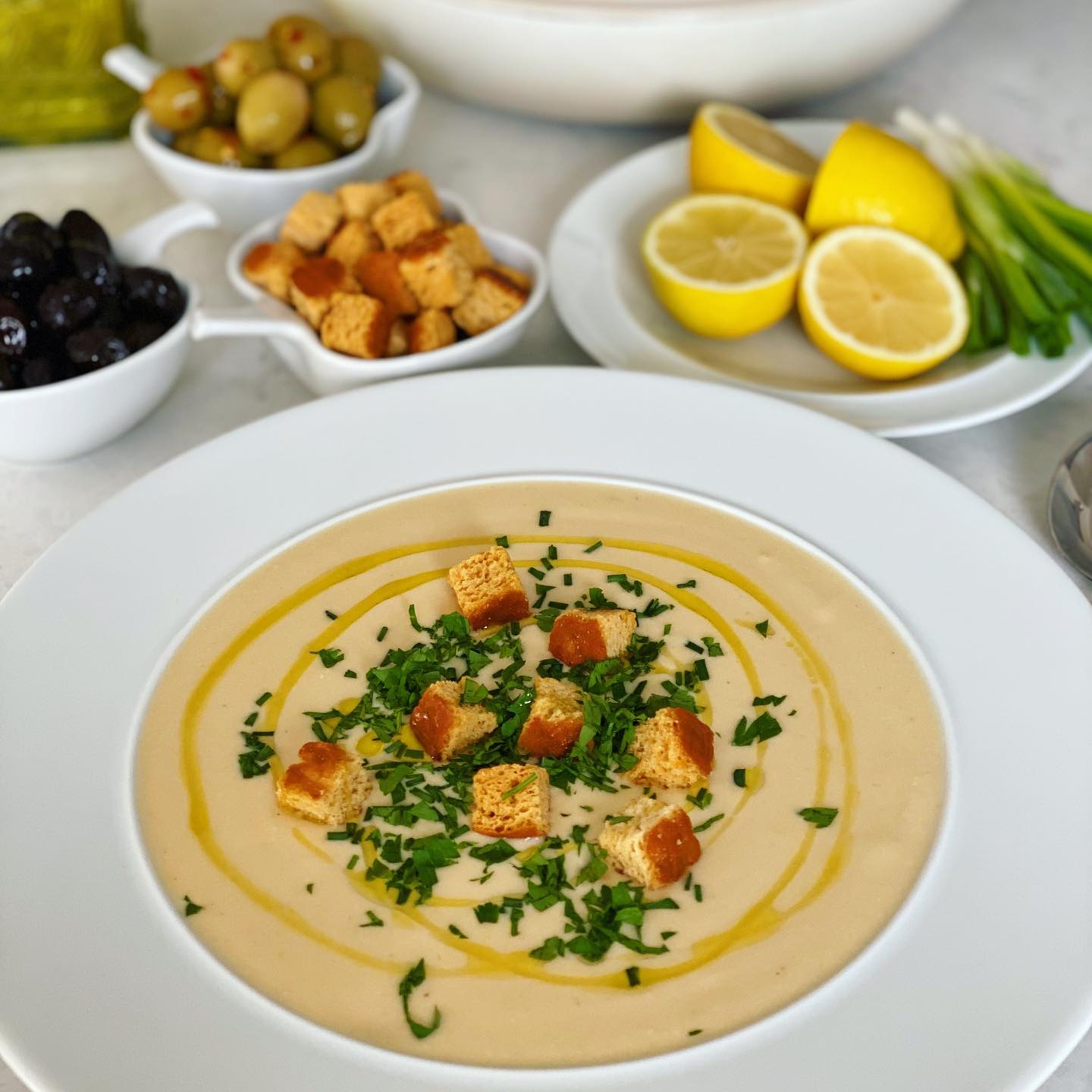 Cypriot Hummus Soup
