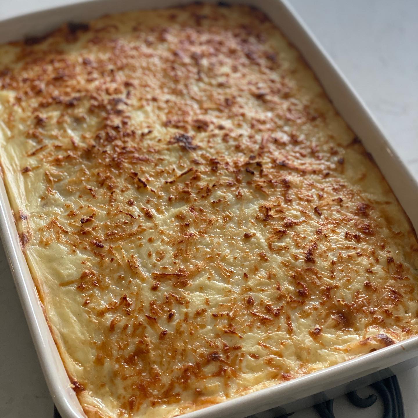 Greek Italian Fusion Peperonata Pastitsio Dish