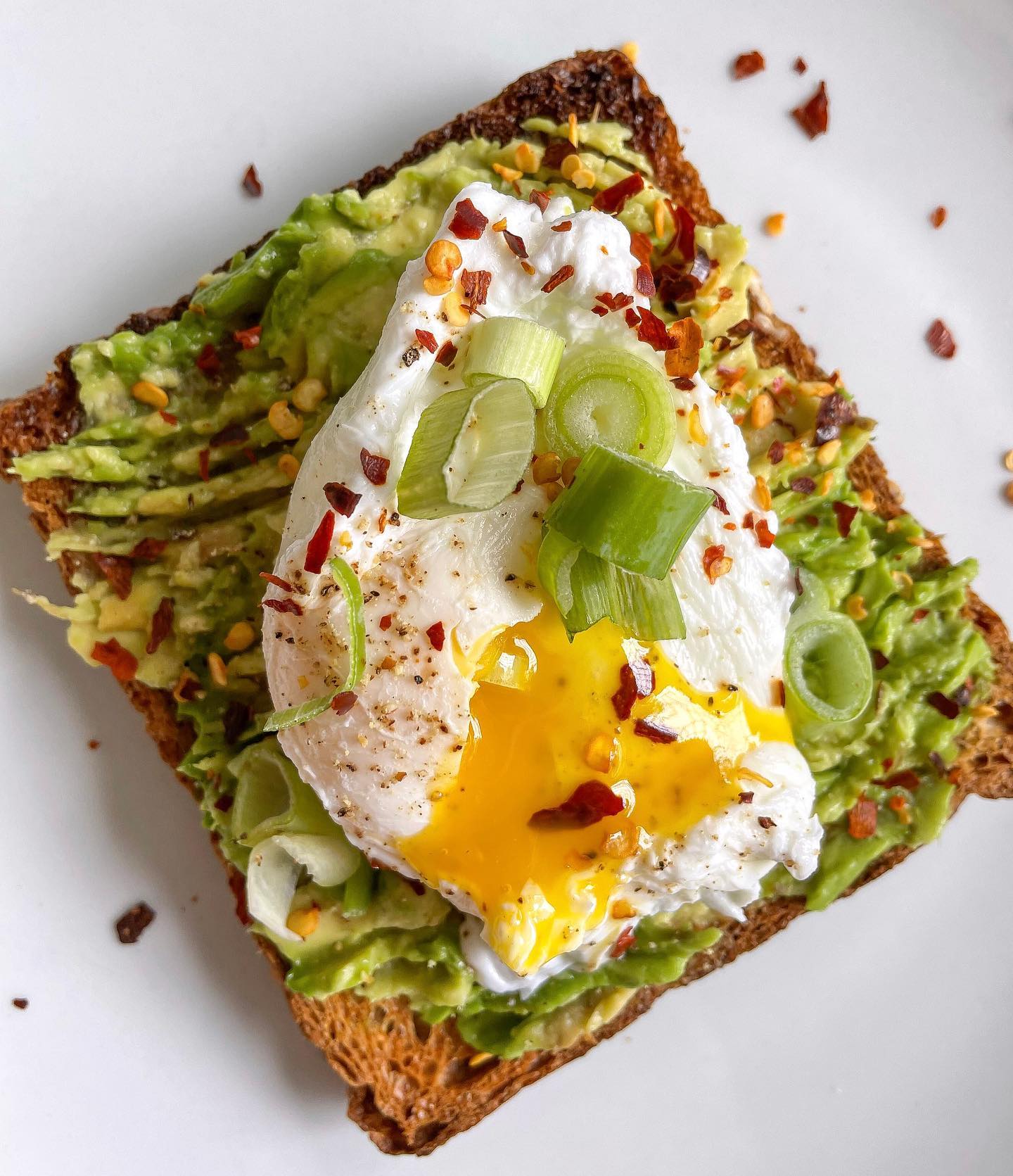 Soft Poached Egg Avocado Toast