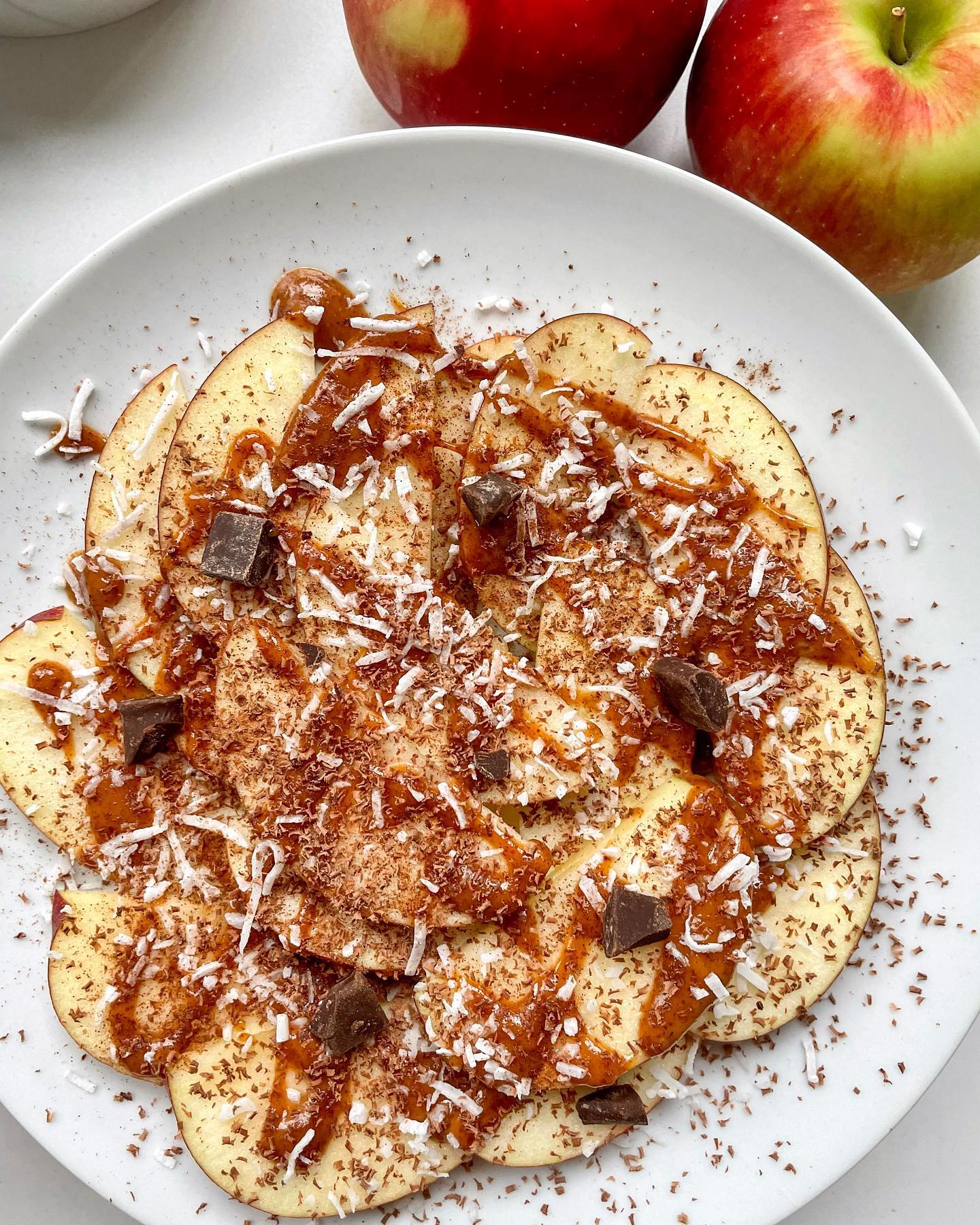 Loaded Apple Nachos Snack