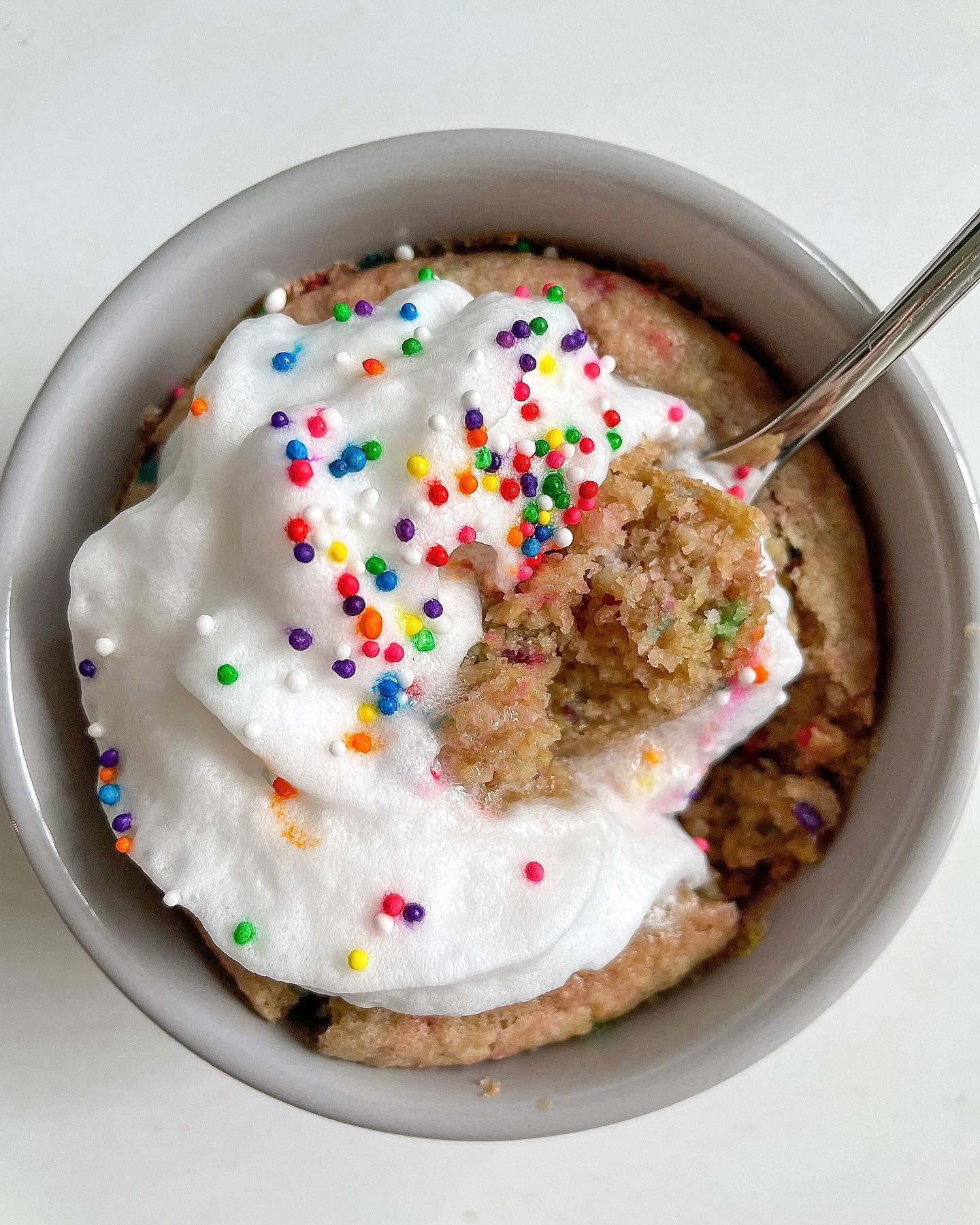 Birthday Cake Baked Oats