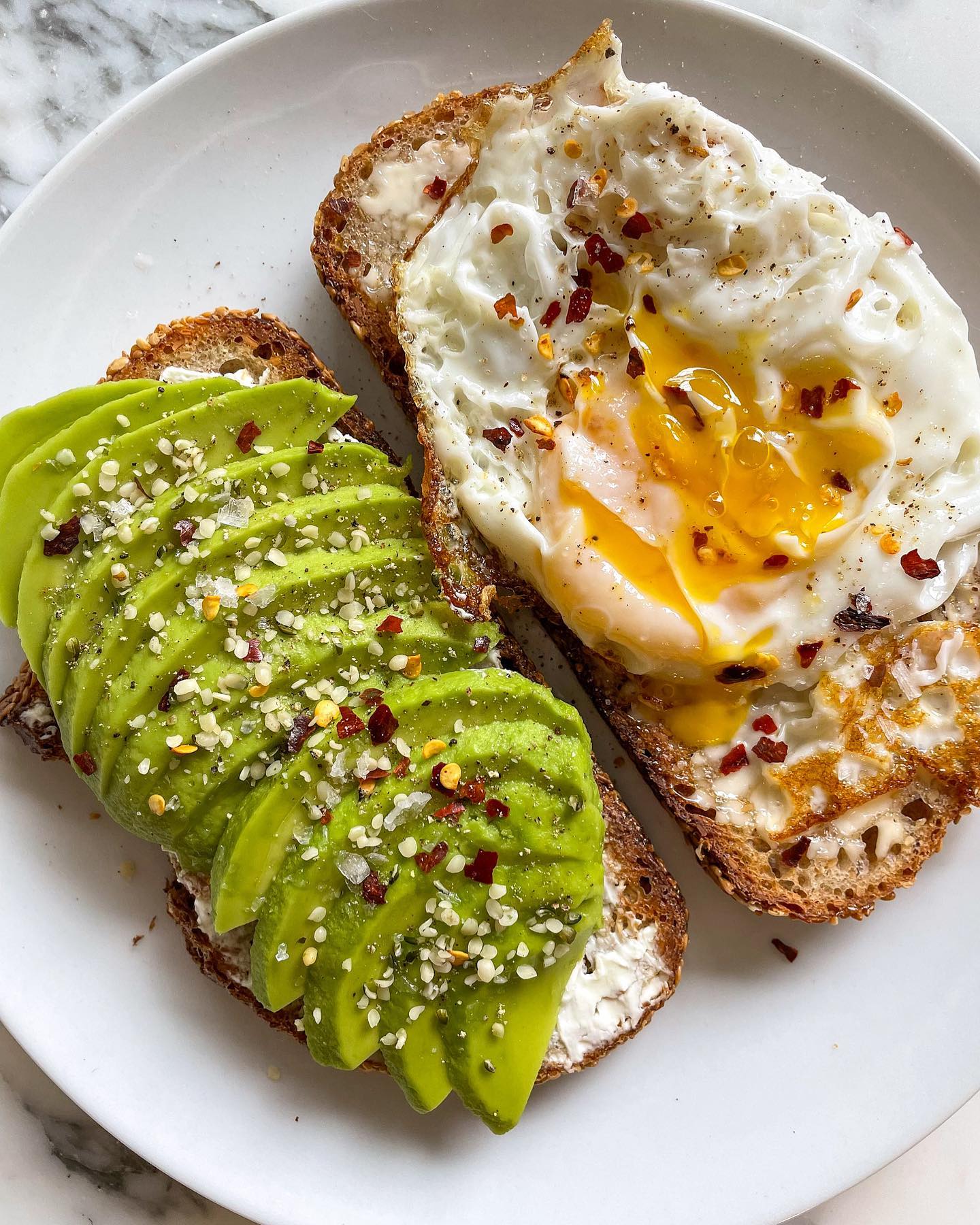 Avocado and Egg Sourdough Toast