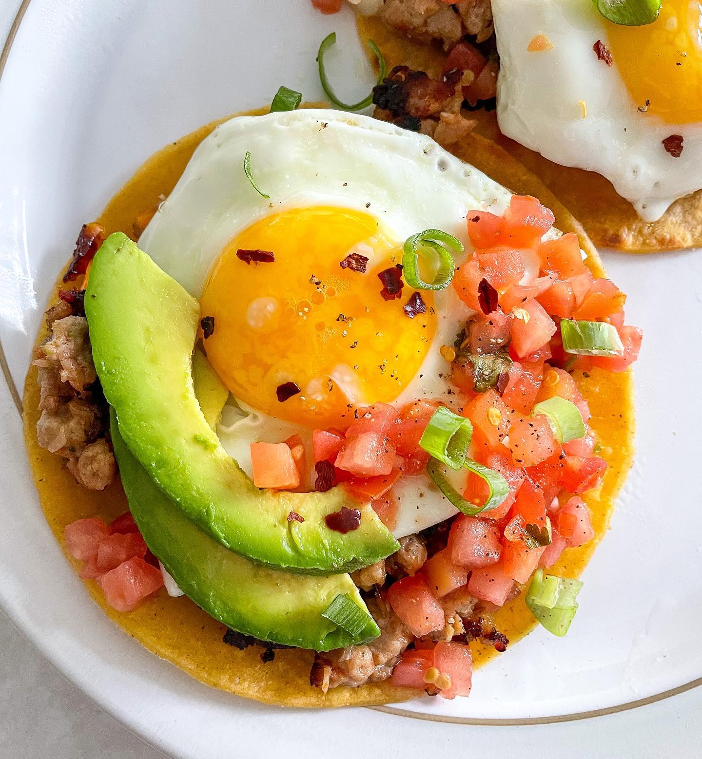 Breakfast Tacos with Leftover Meat
