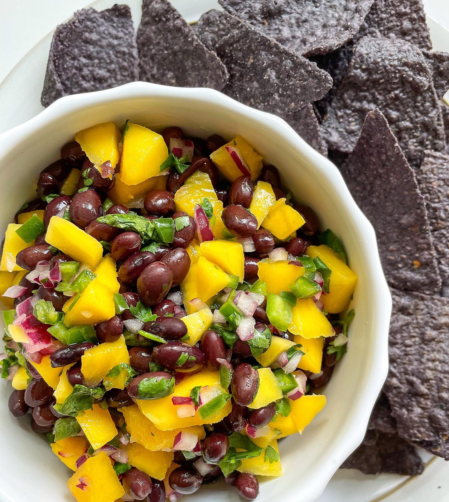 Black Bean Mango Dip