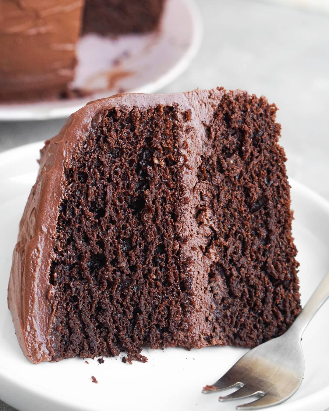 Vegan Nut Chocolate Mousse Cake