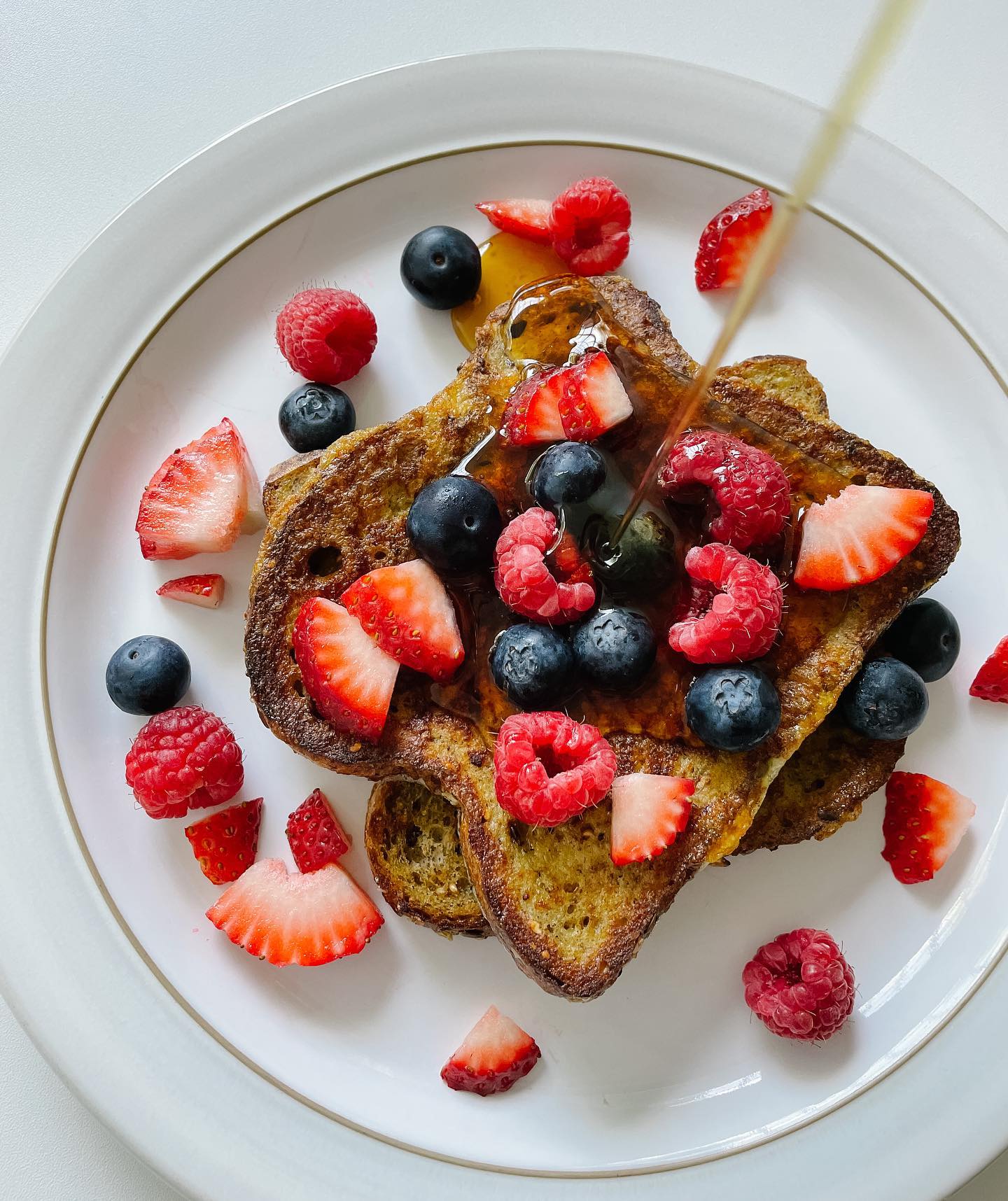 Dairy-Free French Toast with Berries