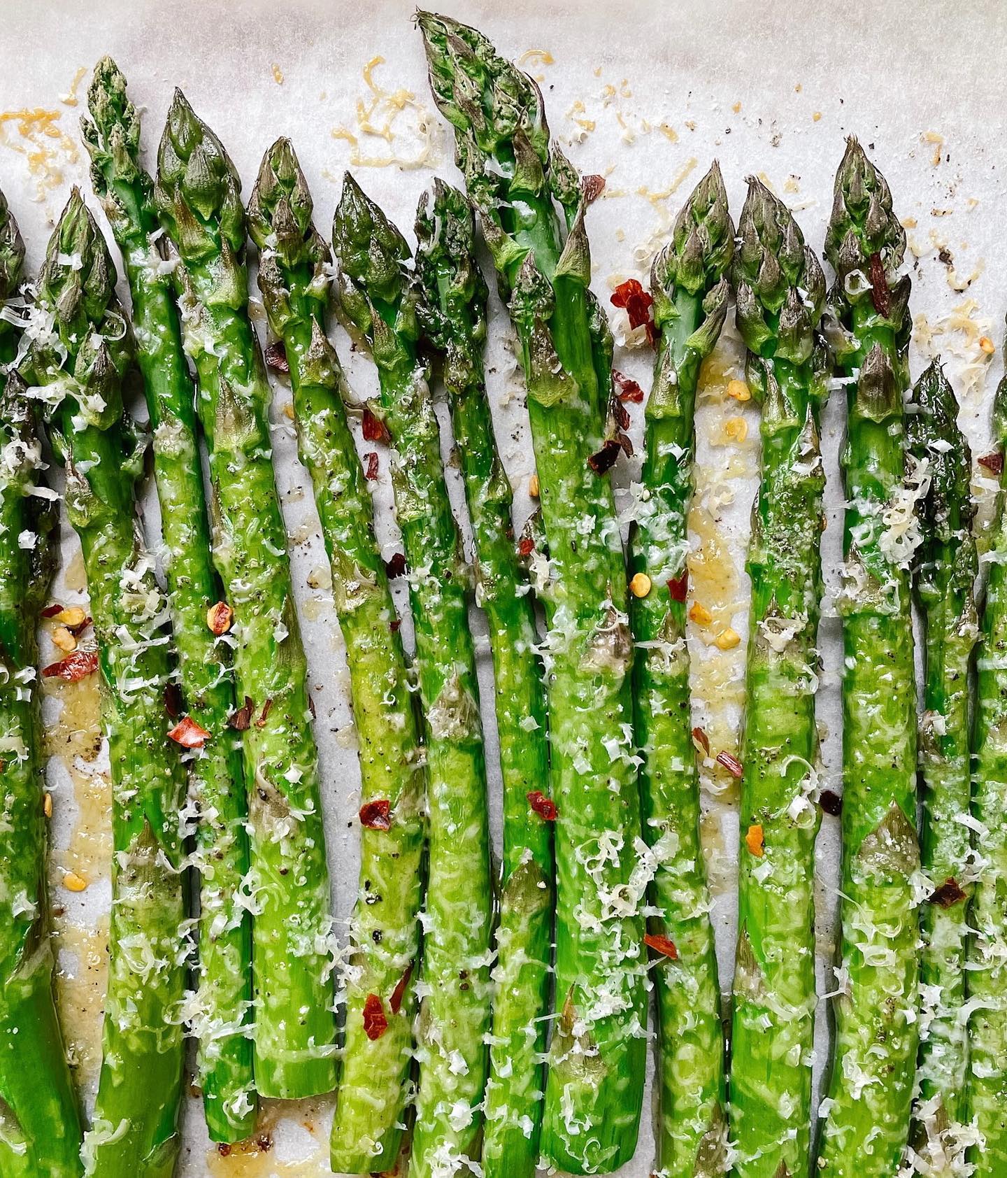 Roasted Asparagus with Parmesan
