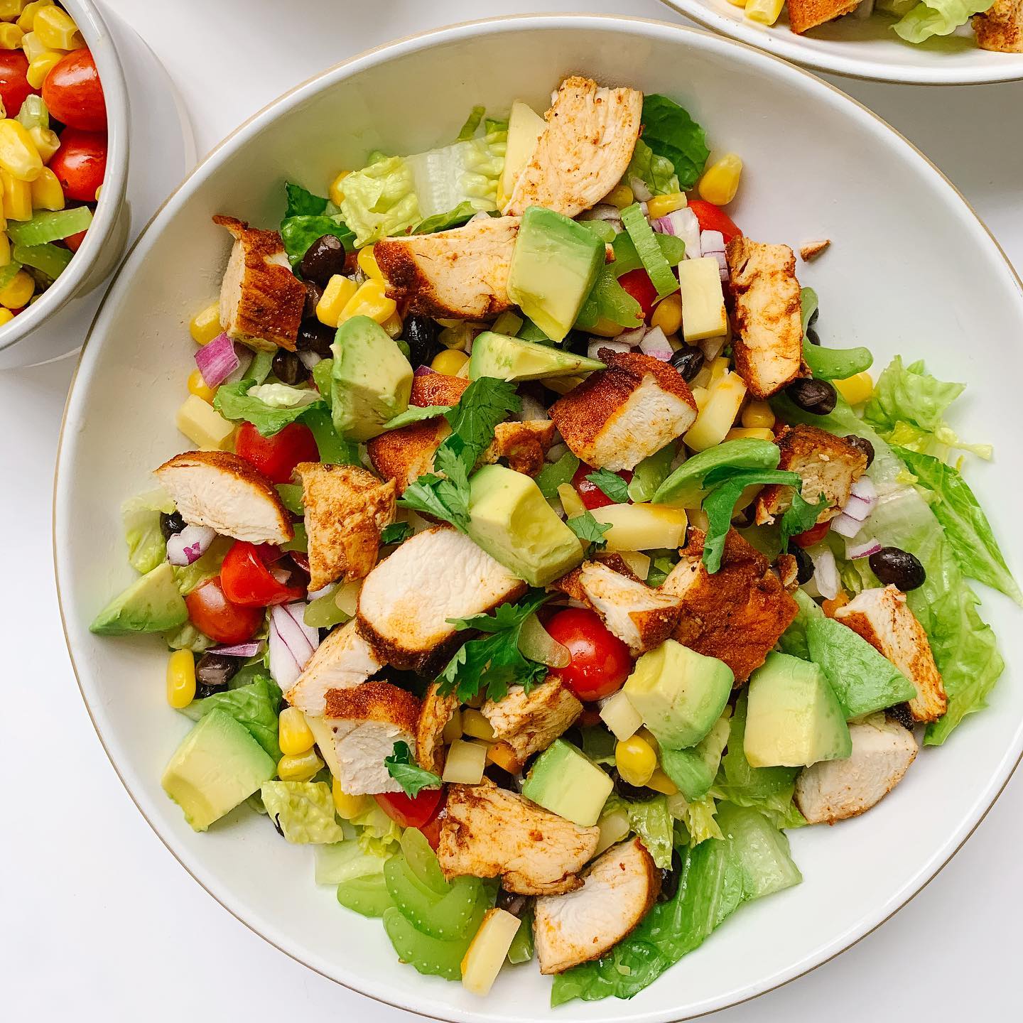 Air Fryer Bbq Chicken Salad