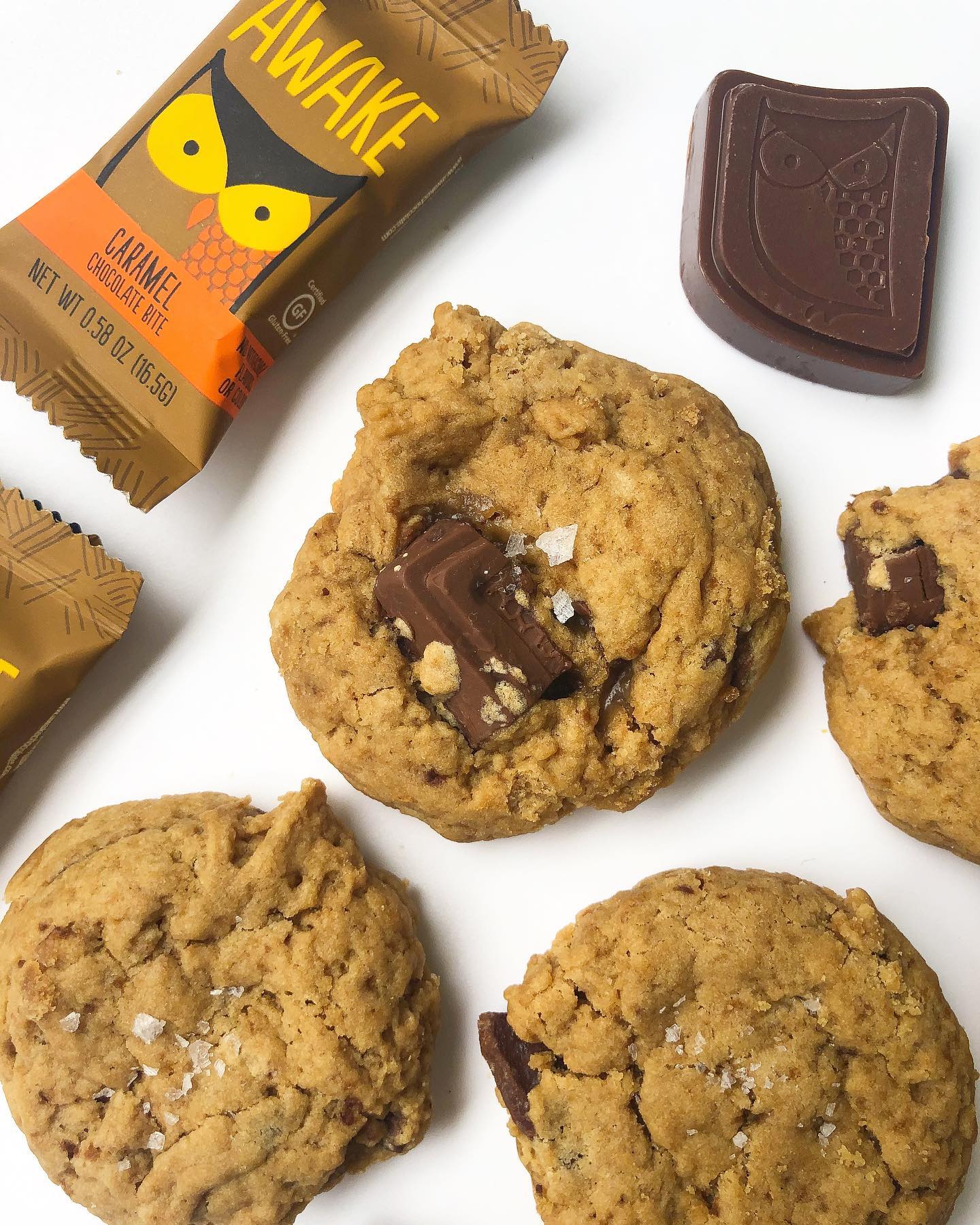 Vegan Caffeinated Chocolate Chip Cookies