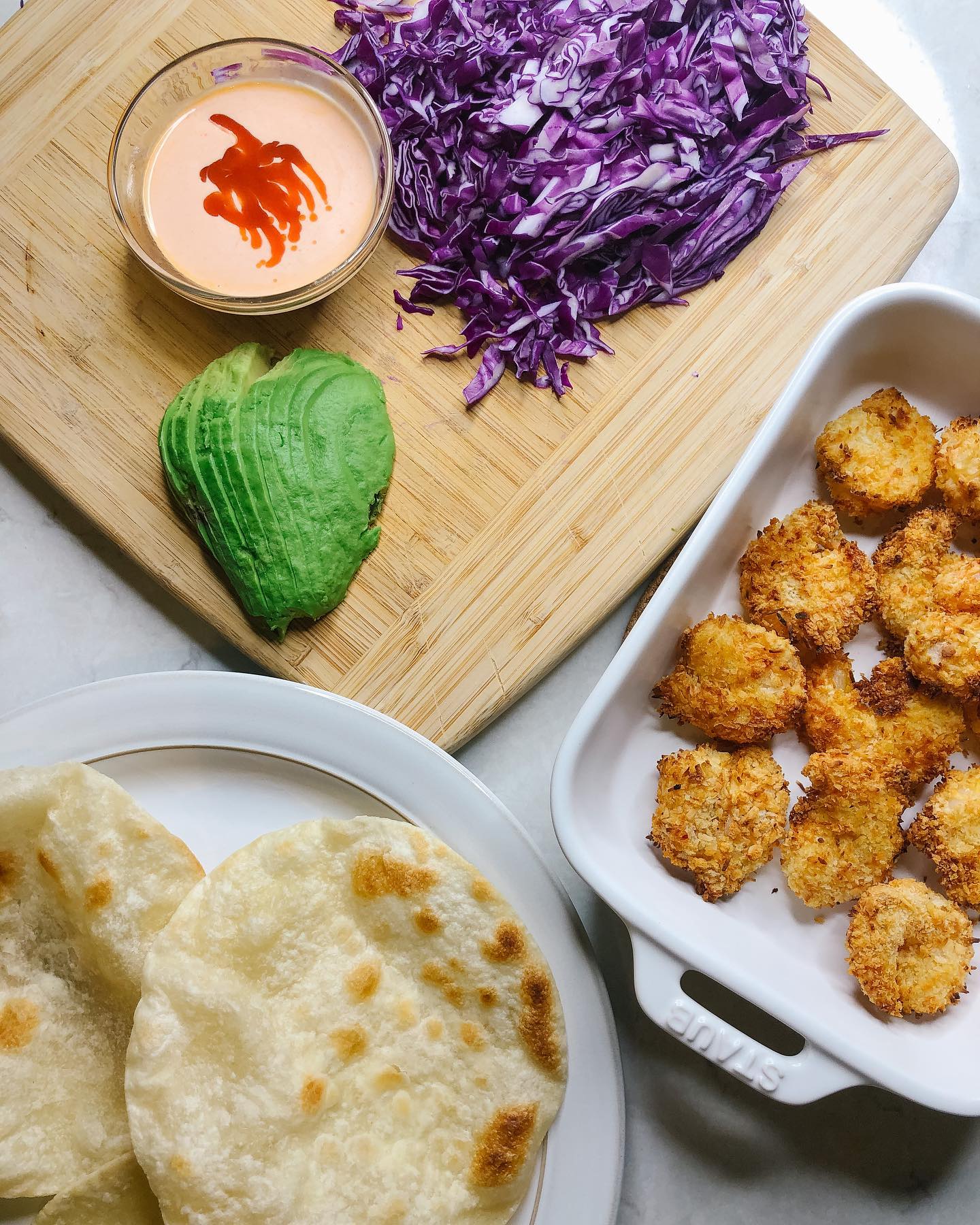 Crispy Coconut Shrimp Tacos