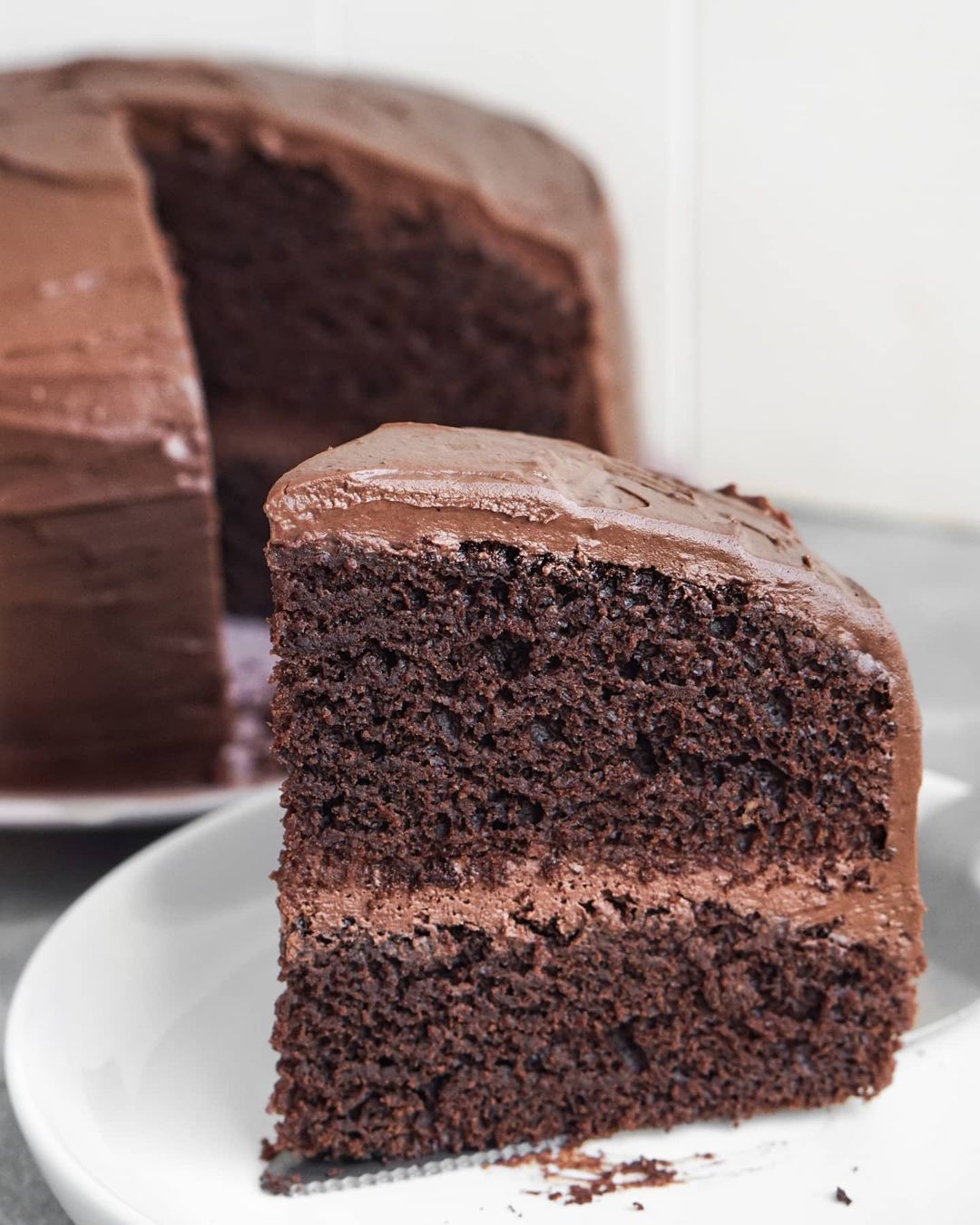 Vegan Nut Chocolate Mousse Cake