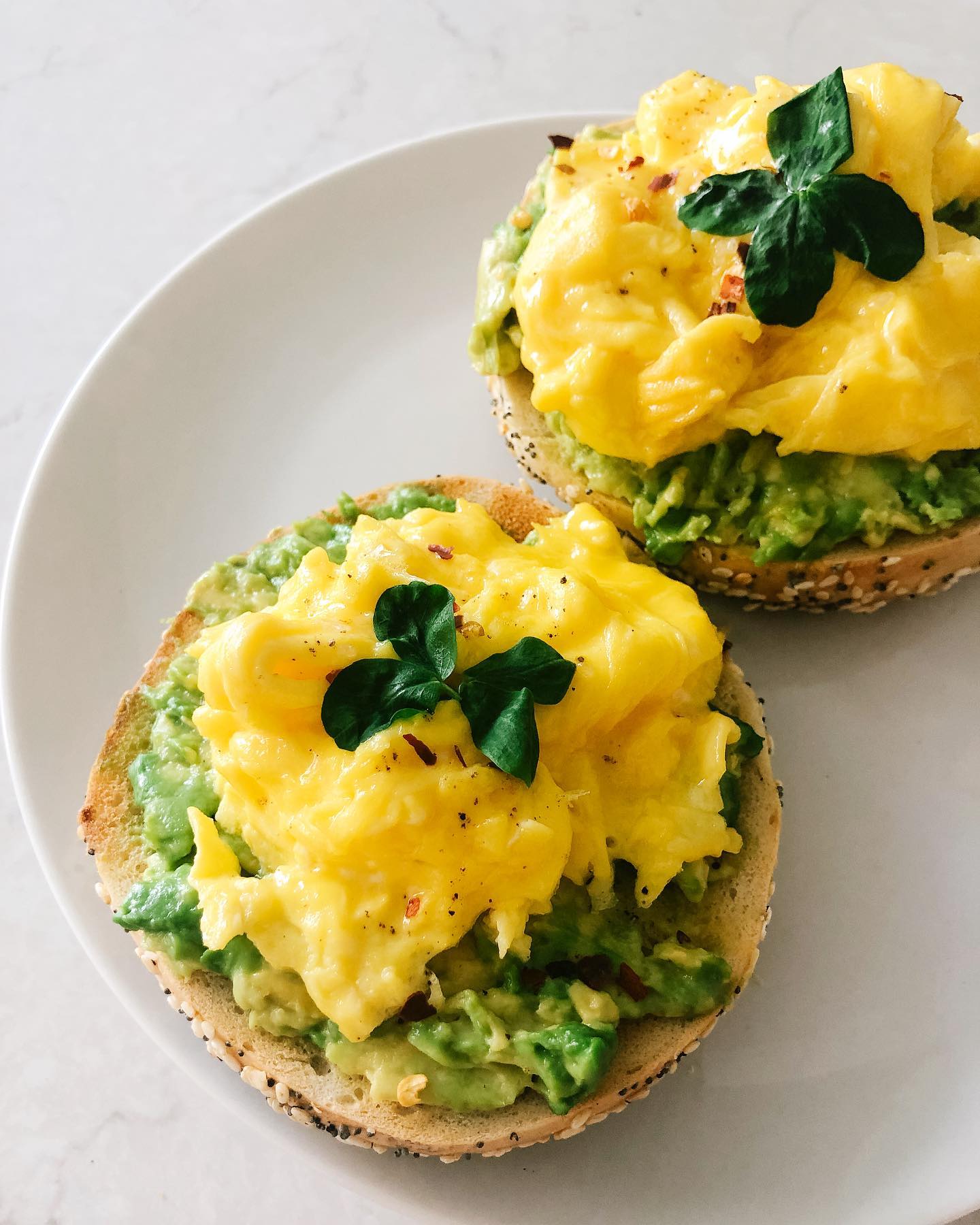 Lucky St. Patrick's Day Avocado Toast