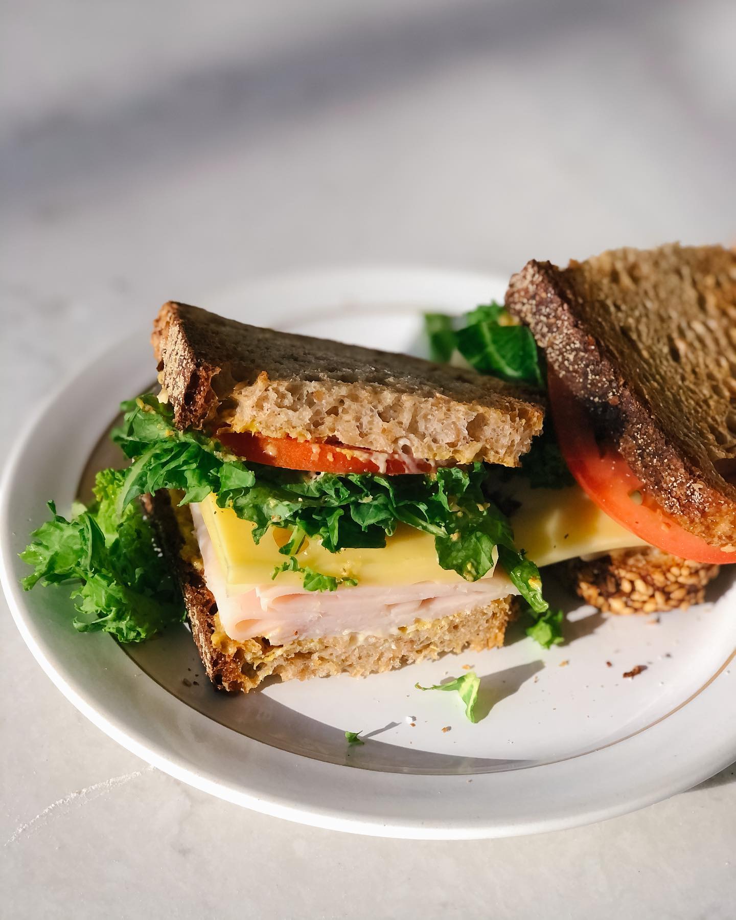 Classic Turkey Sandwich with Sourdough